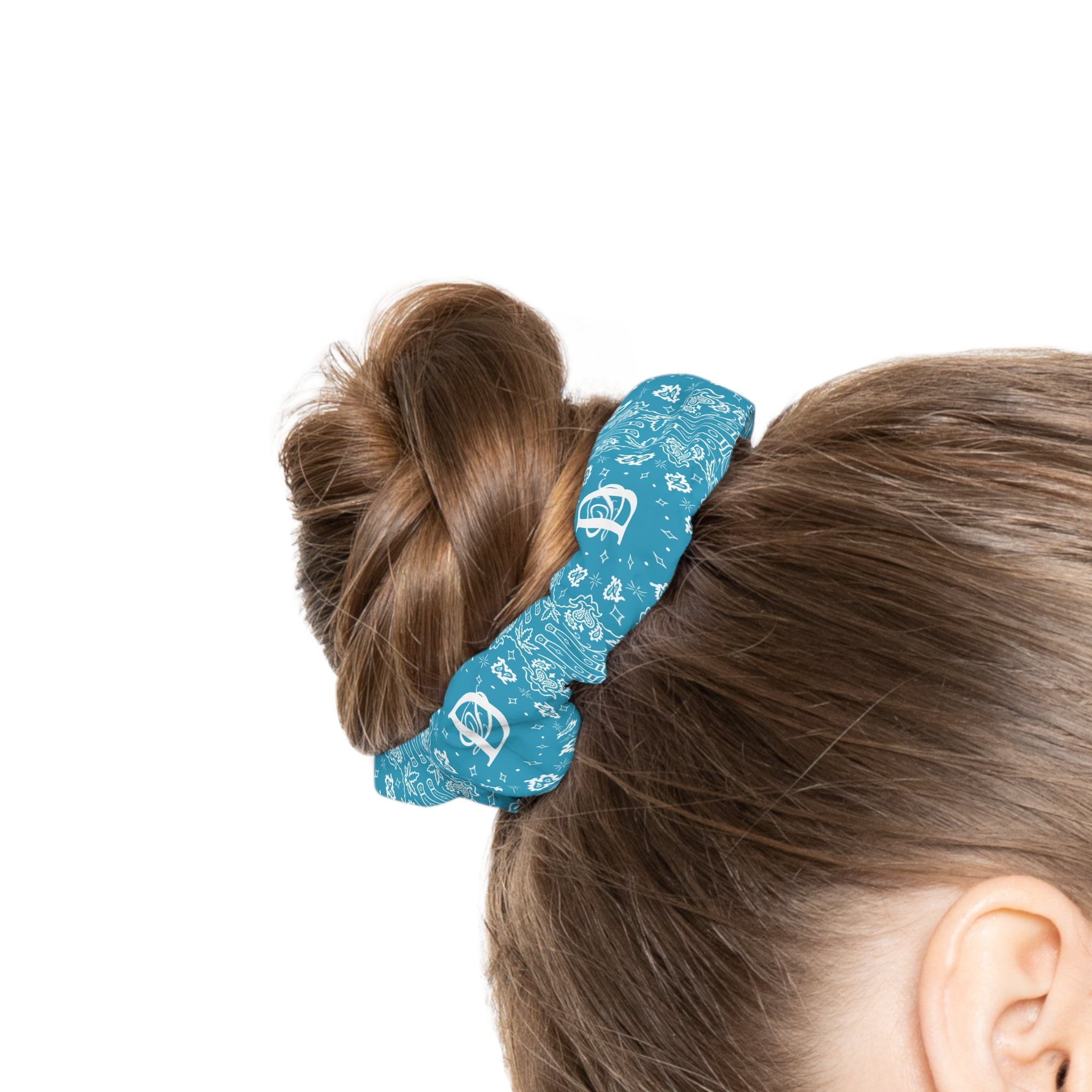 DD Custom Bandana Print Scrunchie AOP