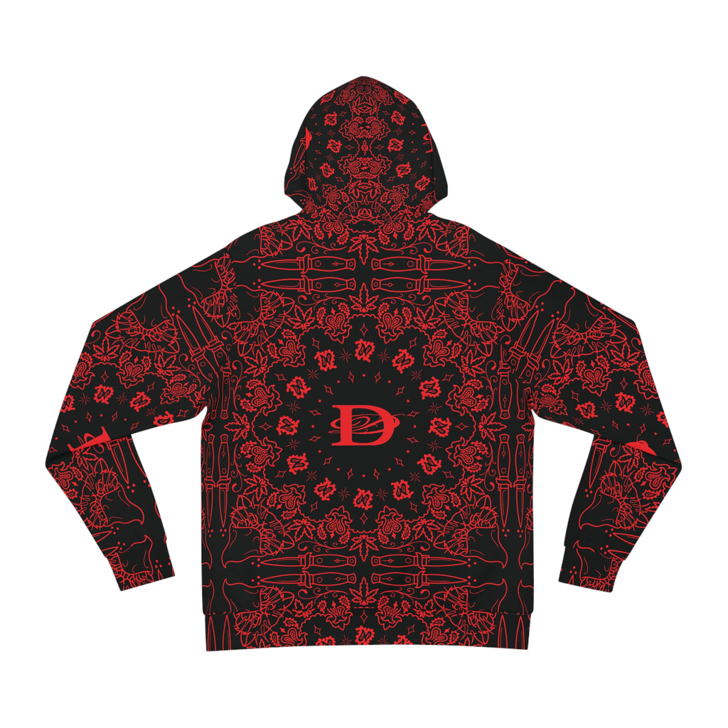 DD Custom Bandana Print Unisex Hoodie AOP