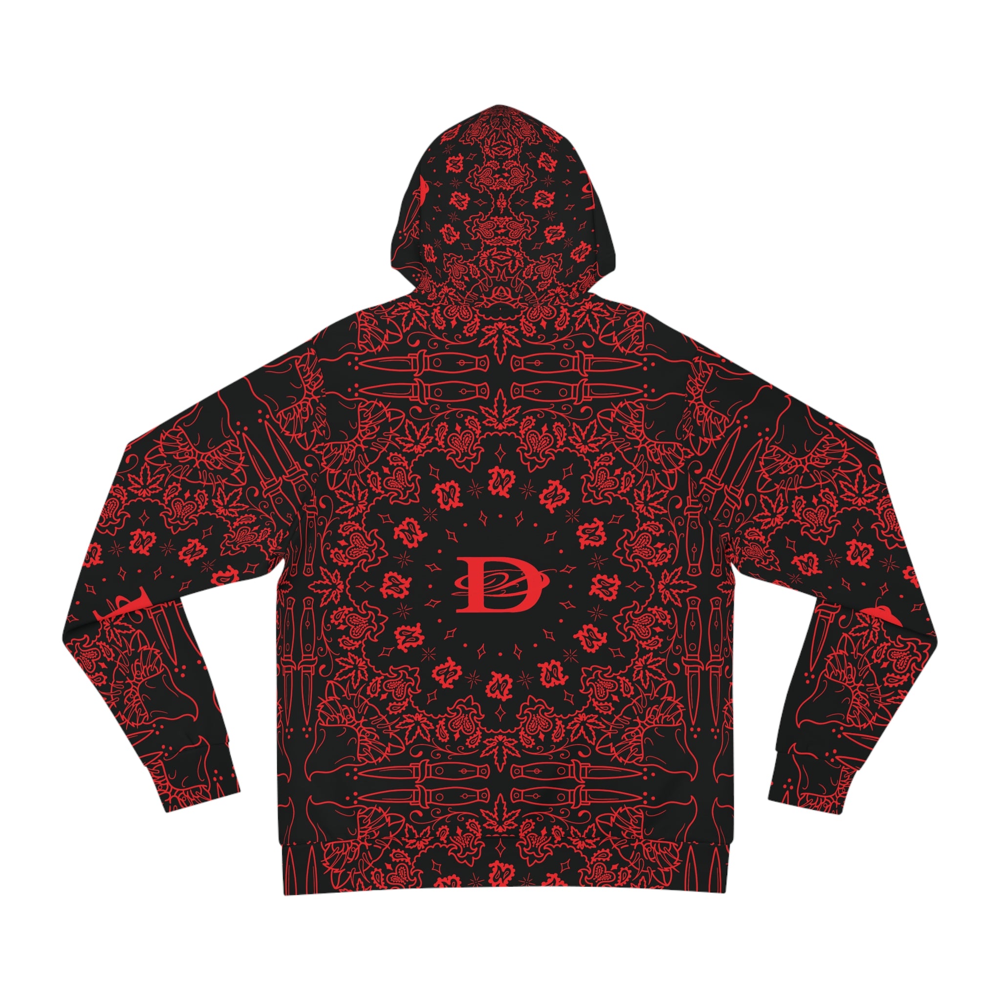 DD Custom Bandana Print Unisex Hoodie AOP