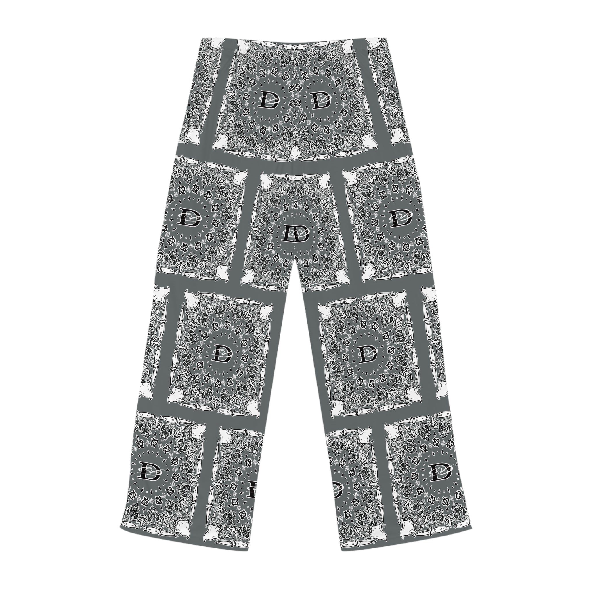 DD Custom Bandana Print Women's Pajama Pants AOP