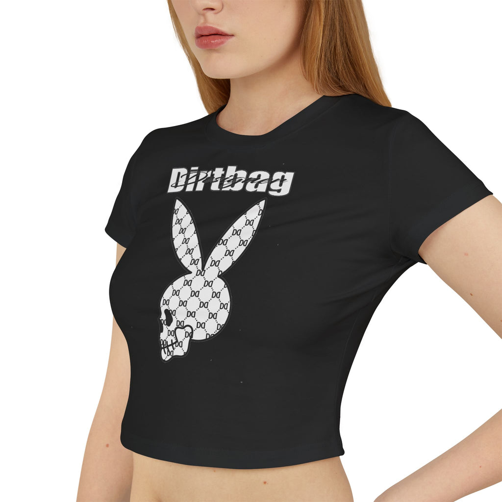 DD Monogram Bunny Skull Women's Baby Tee