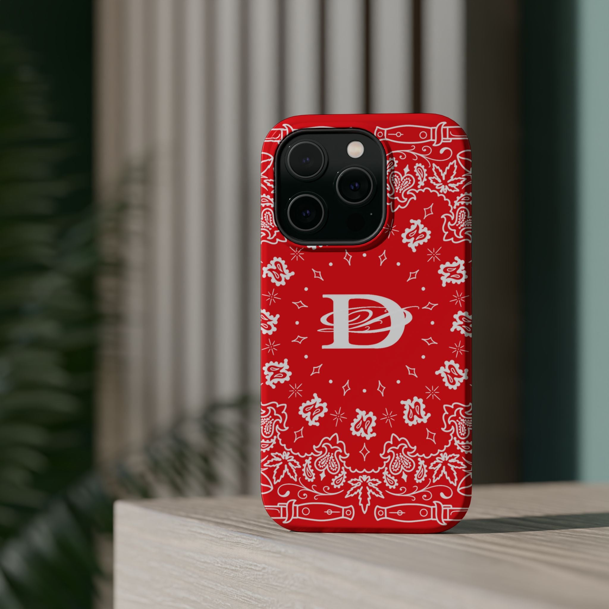 DD Custom Bandana Print Magnetic Case iPhone/Samsung