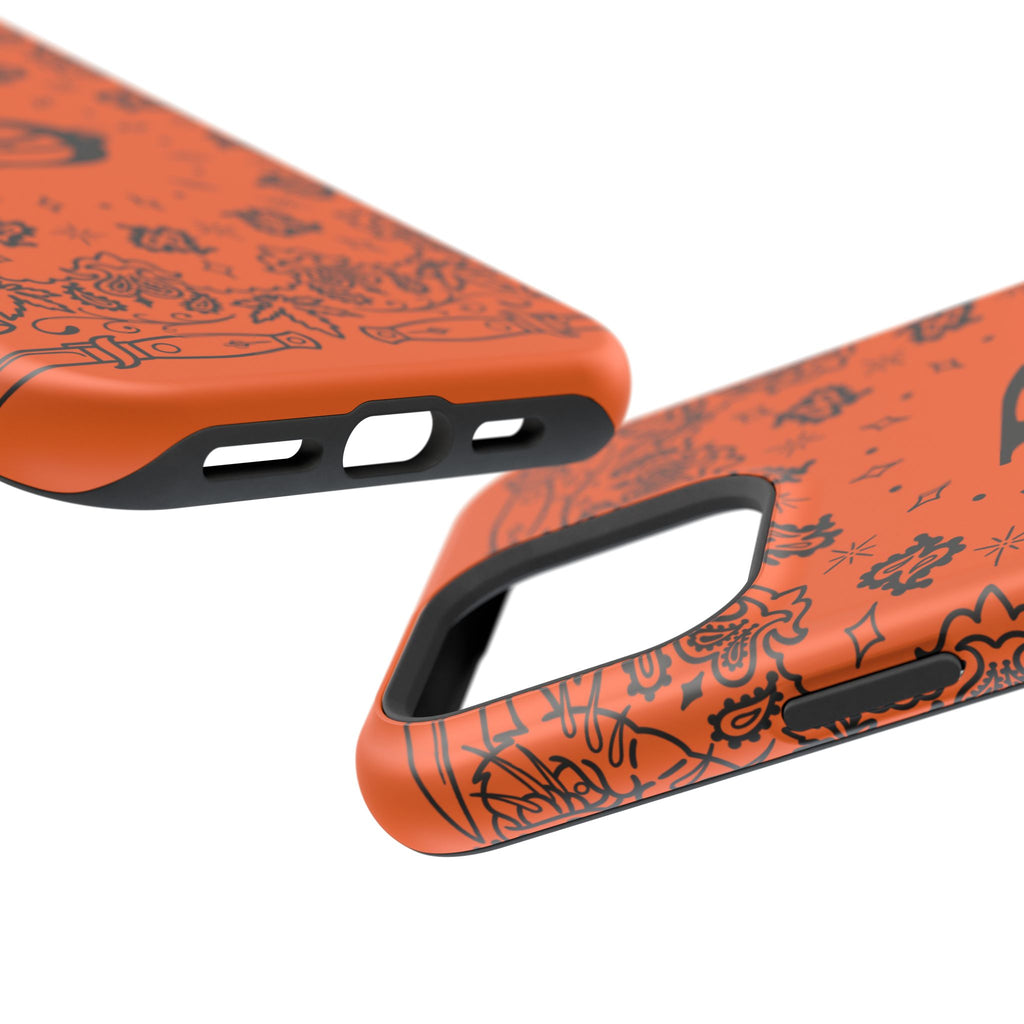 DD Custom Bandana Print Stylish Magnetic Phone Cases for Trendy Protection, Customize Your Style, Personalized Gift, Unique Design