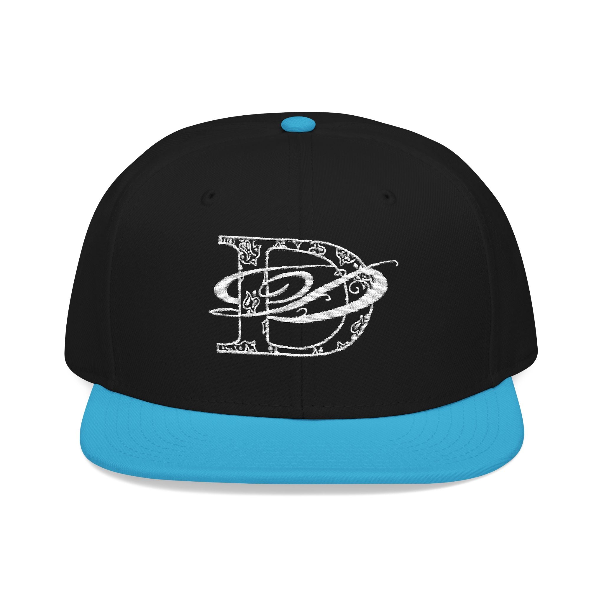 DD Bandana Print Embroidered Flat Billed Snapback Cap | Streetwear, Urban Fashion, Tattoo, Bandana, Designer