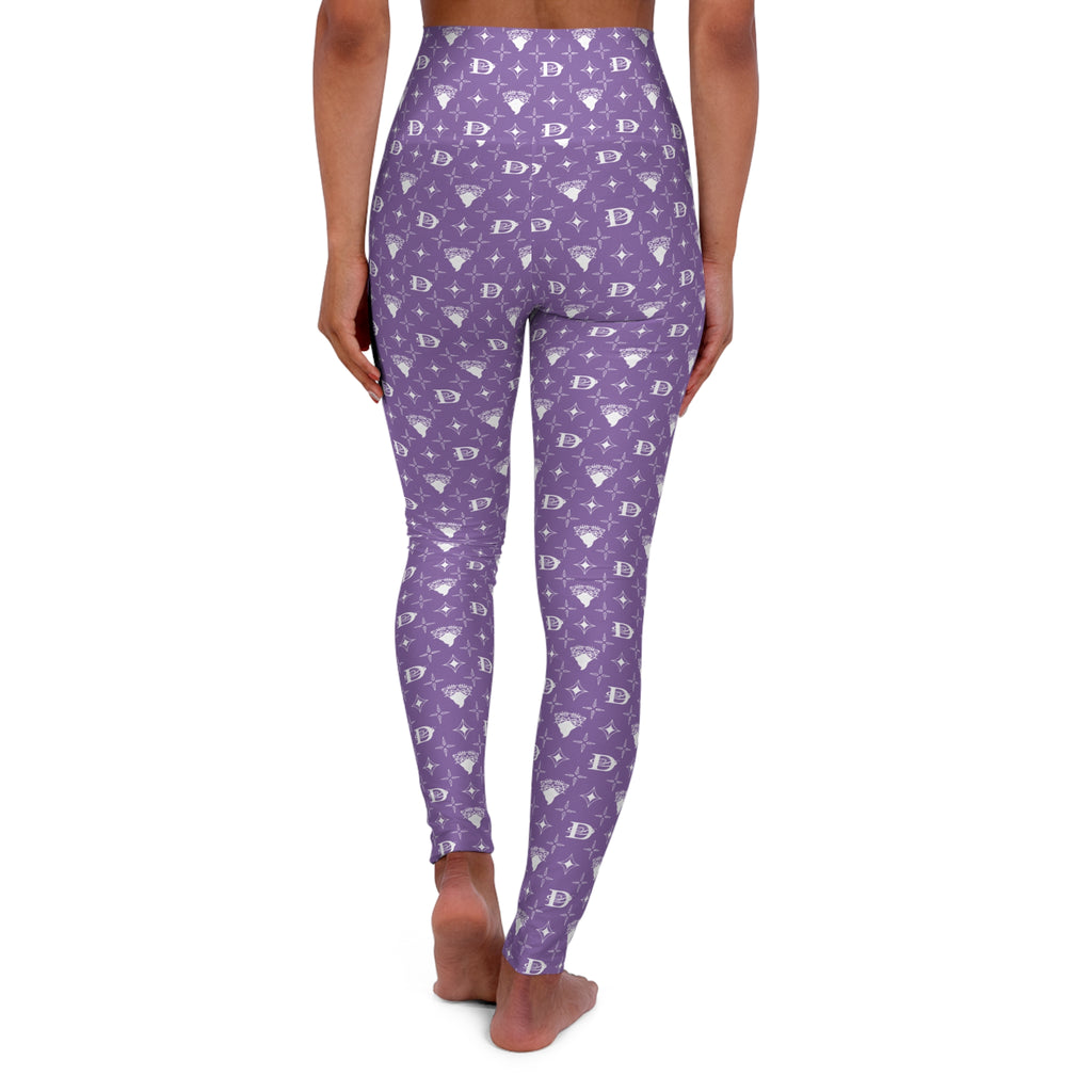 Bandito Panther Custom Monogram High Waisted Leggings AOP
