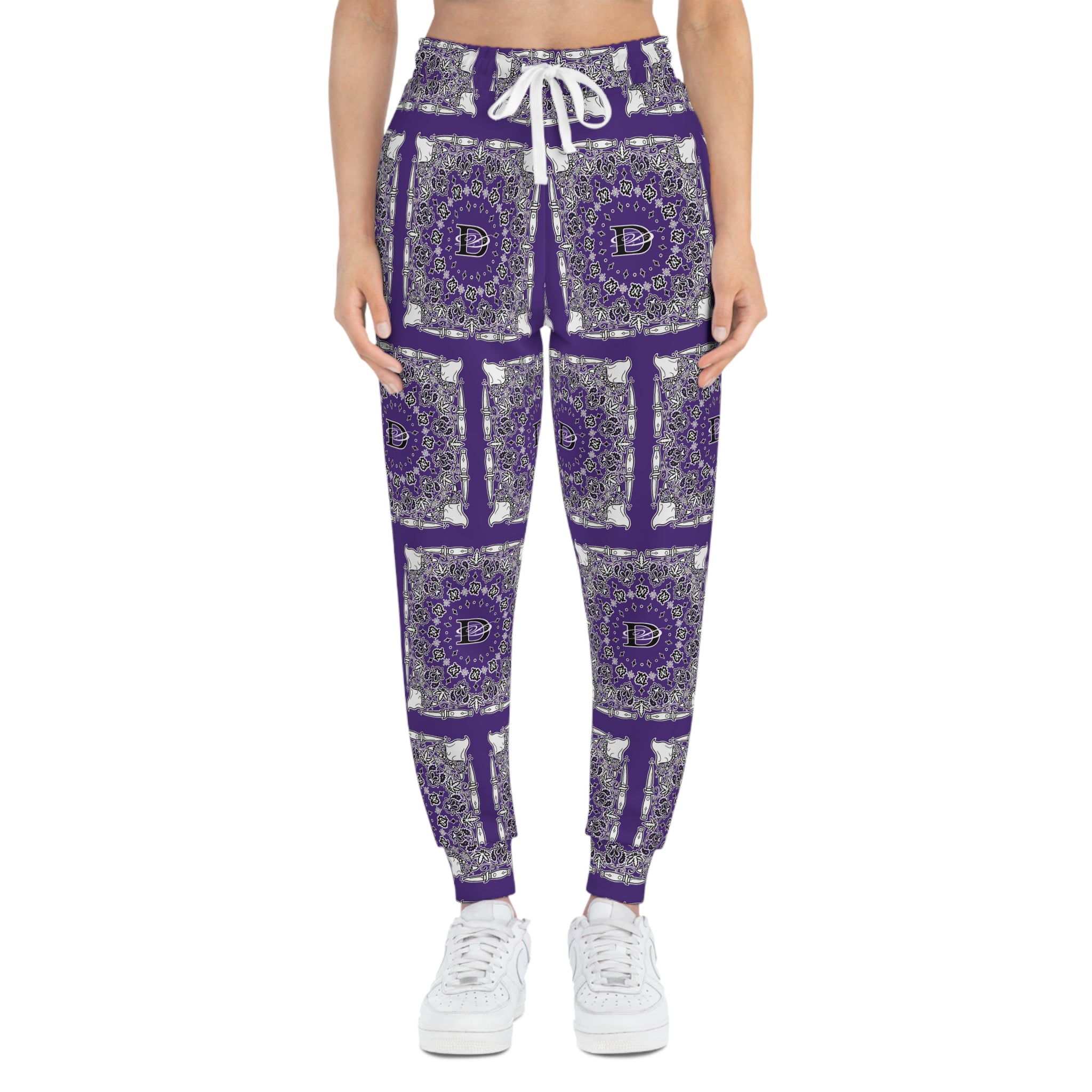 DD Custom Bandana Print Joggers AOP