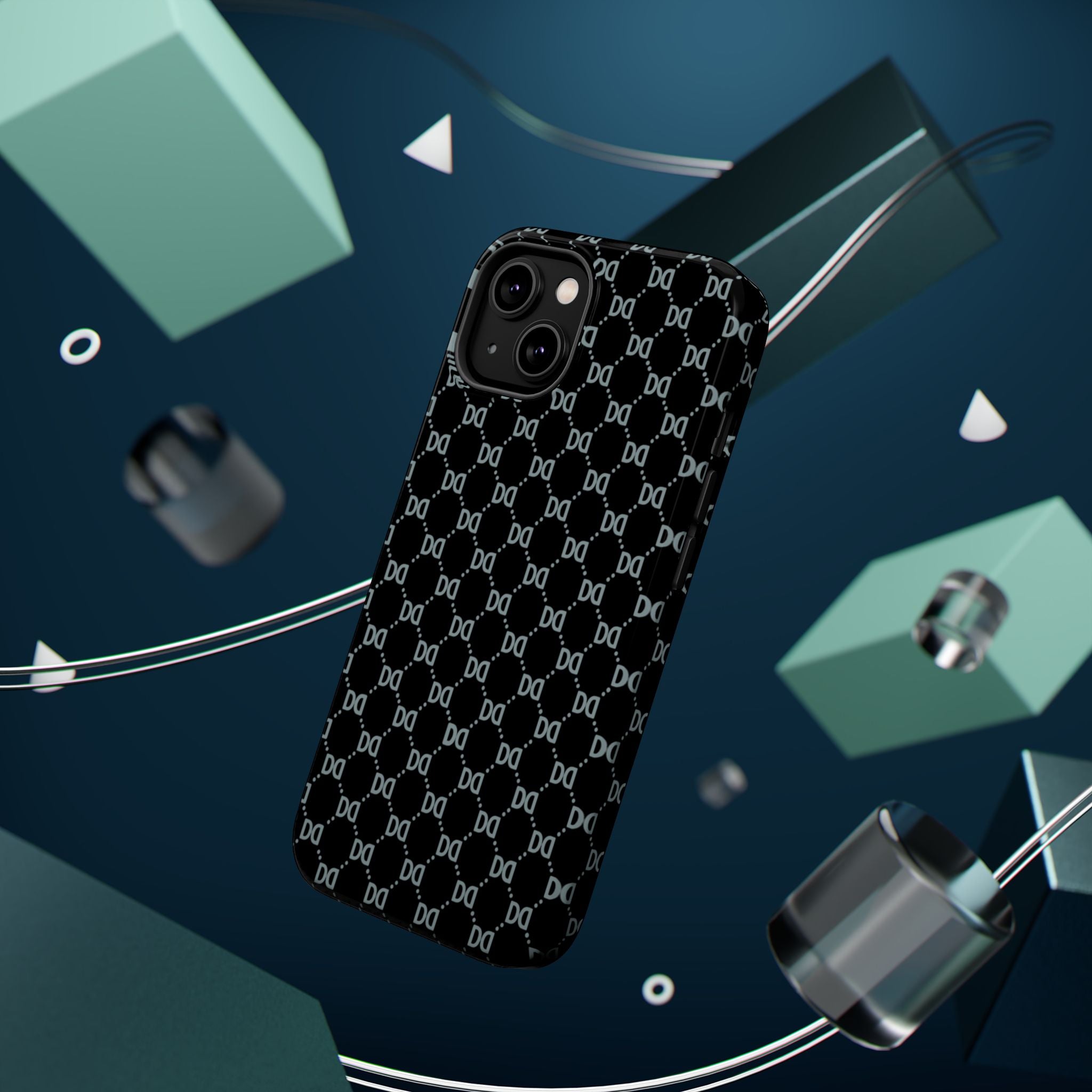 DD Monogram Pattern Magnetic Phone Case
