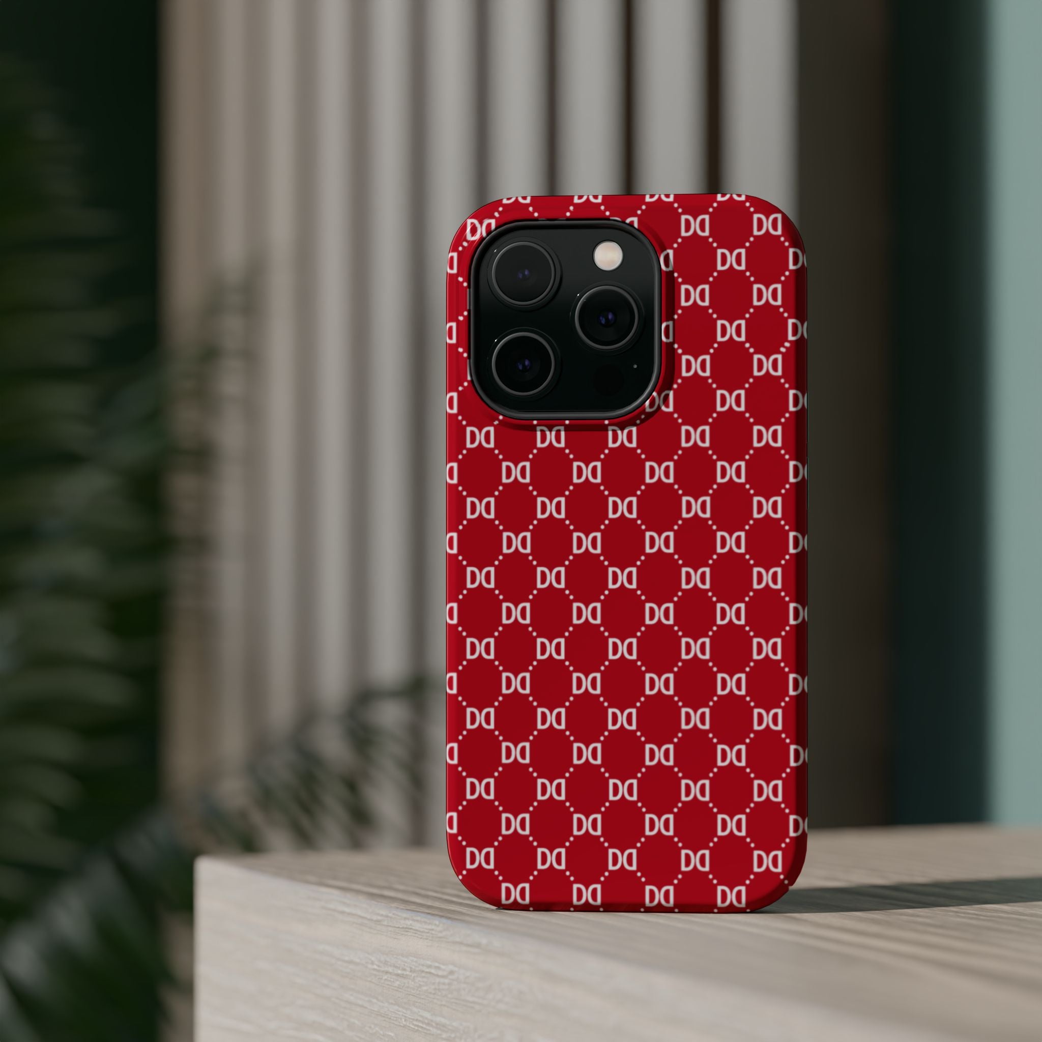 DD Monogram Pattern Magnetic Phone Case