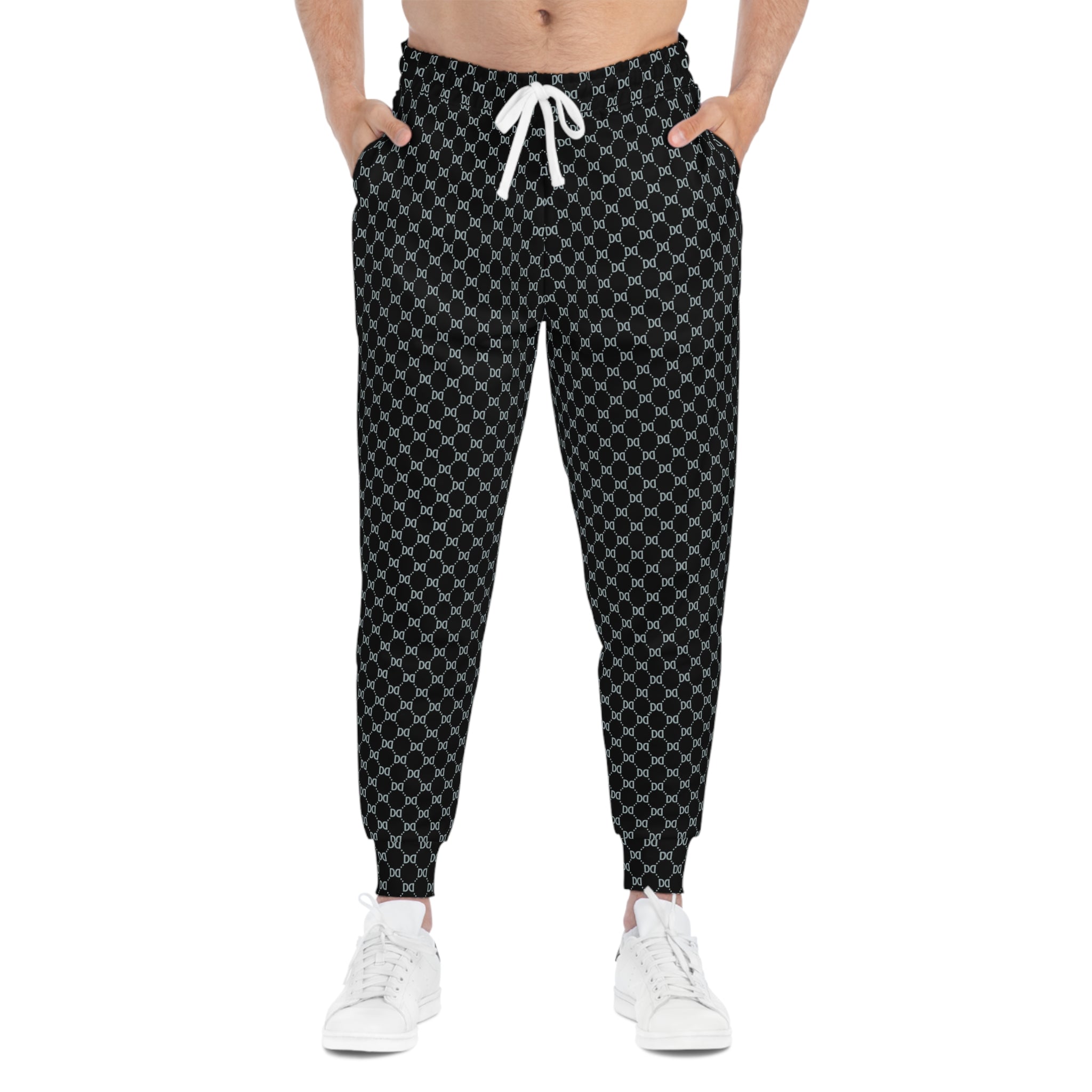 DD Custom Monogram Print Unisex Joggers AOP