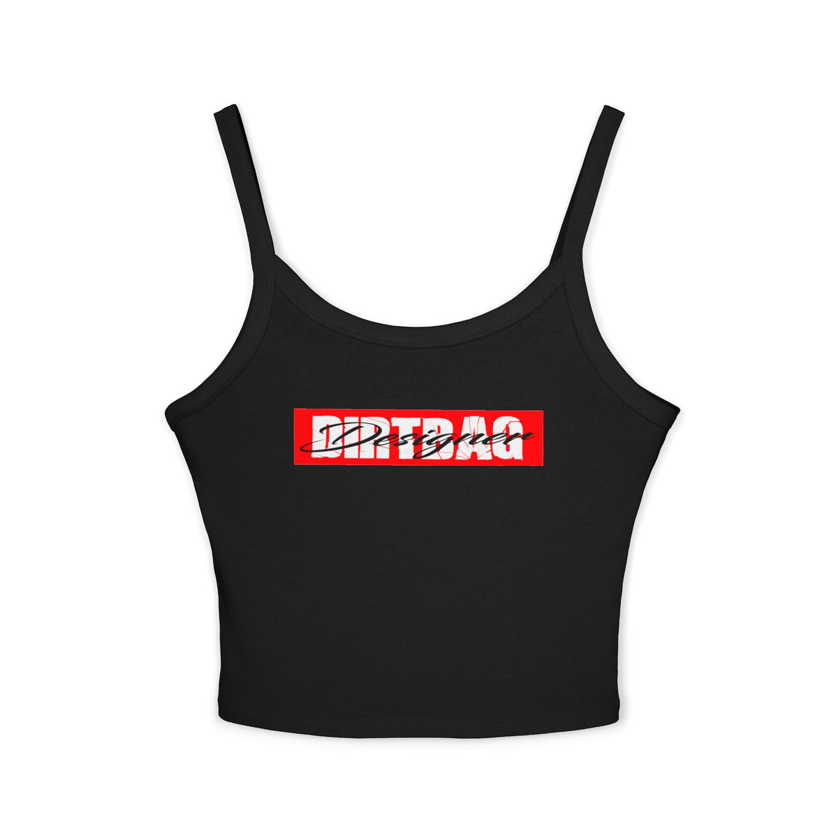 Broken Dirtbag Box Logo Graphic Spaghetti Strap Tank Top