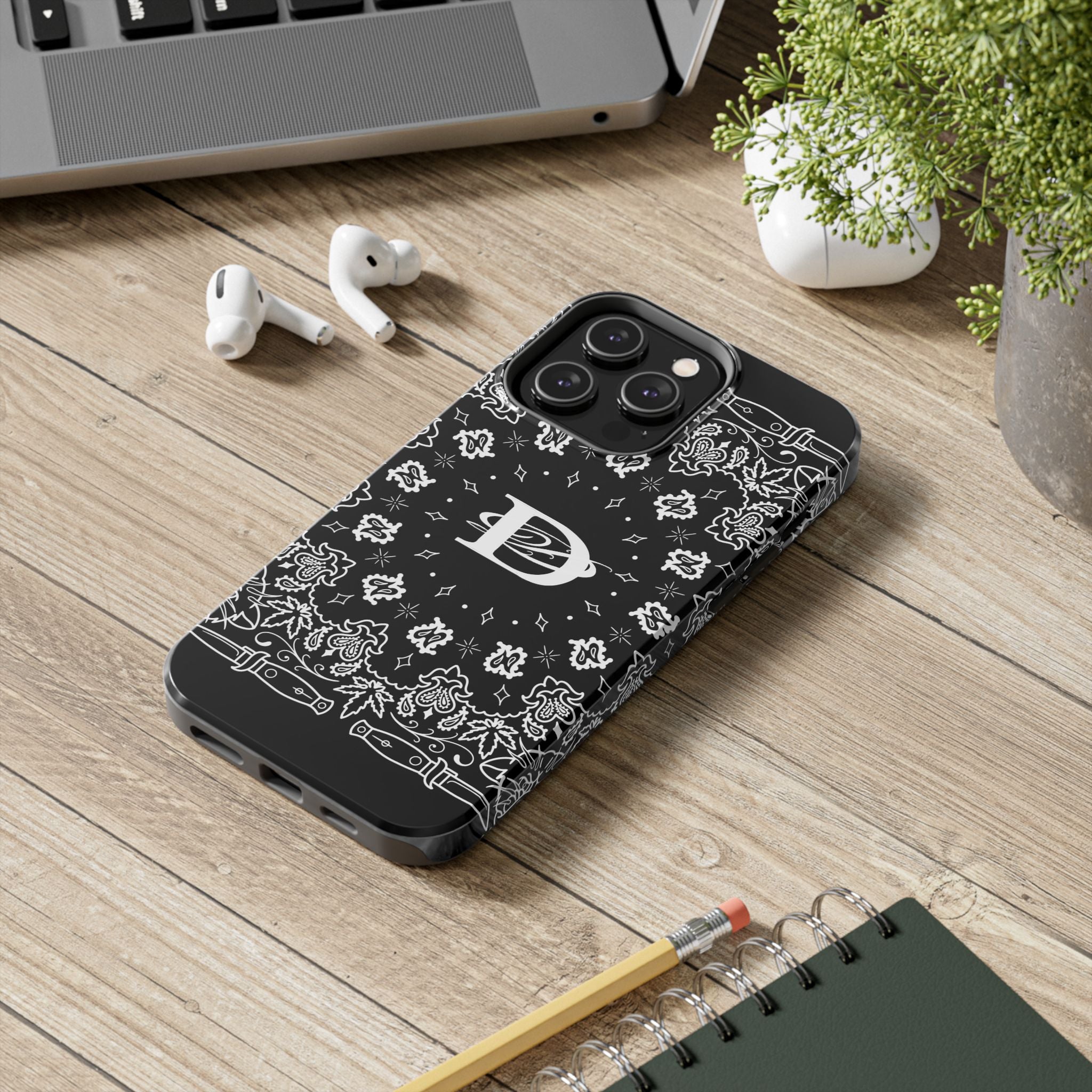 DD Custom Bandana Print Phone Case