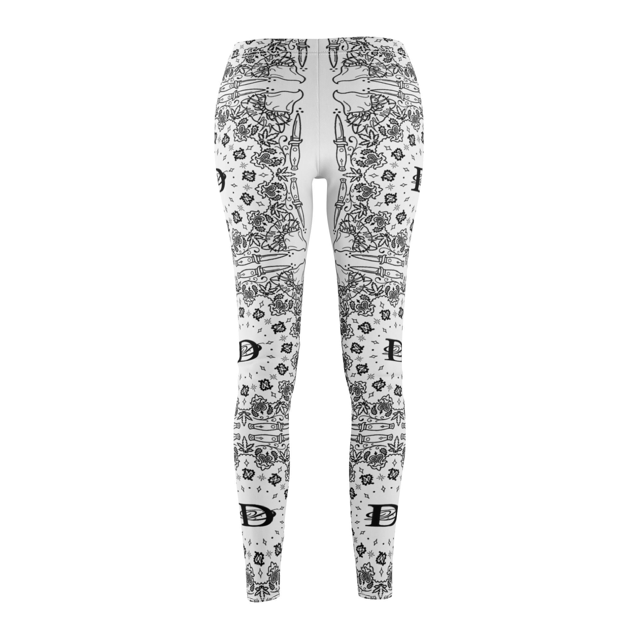 DD Custom Bandana Print Women's Casual Leggings AOP