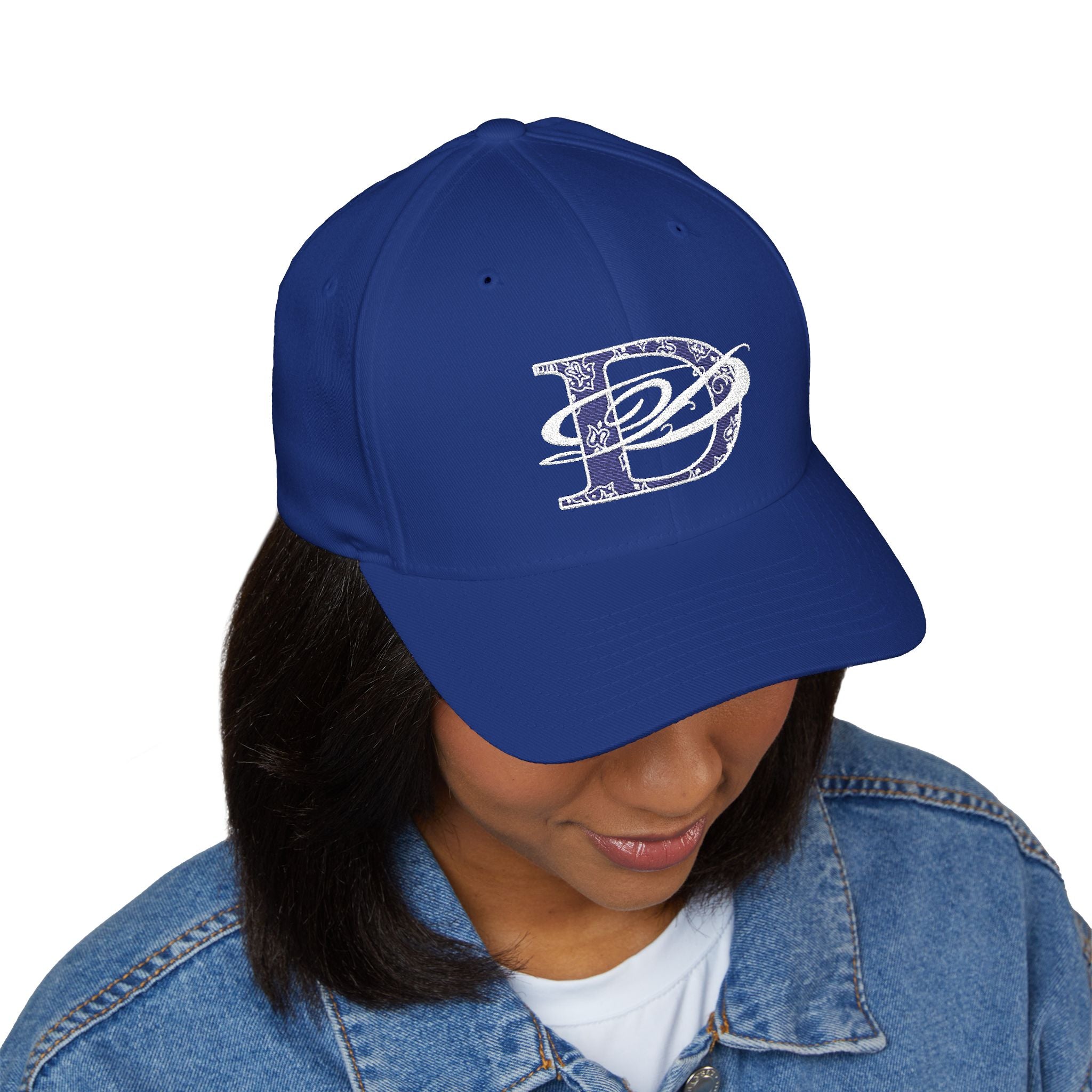 DD Bandana Logo Embroidered Closed Back Stretch Fit Cap