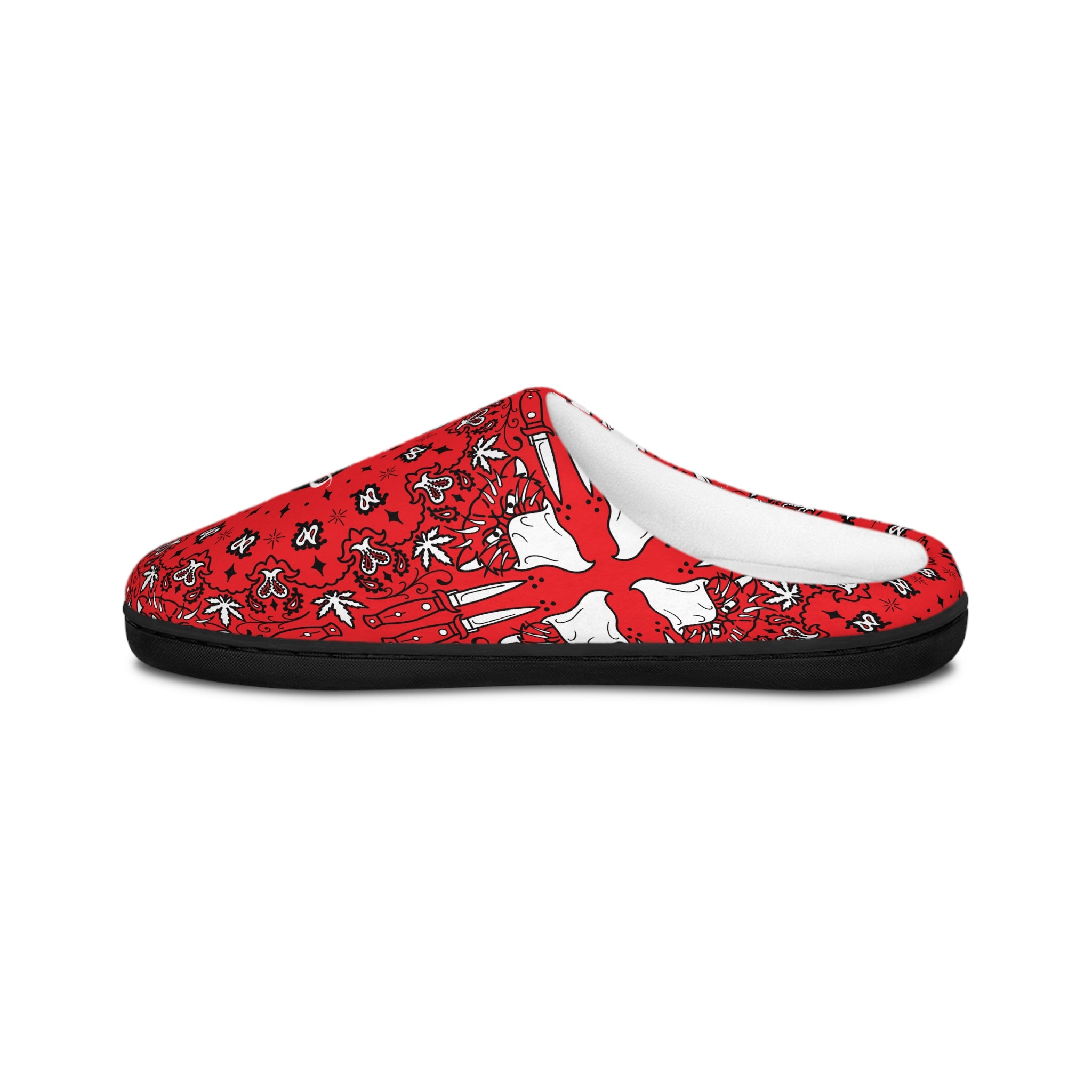 DD Custom Bandana Print Indoor Slippers AOP