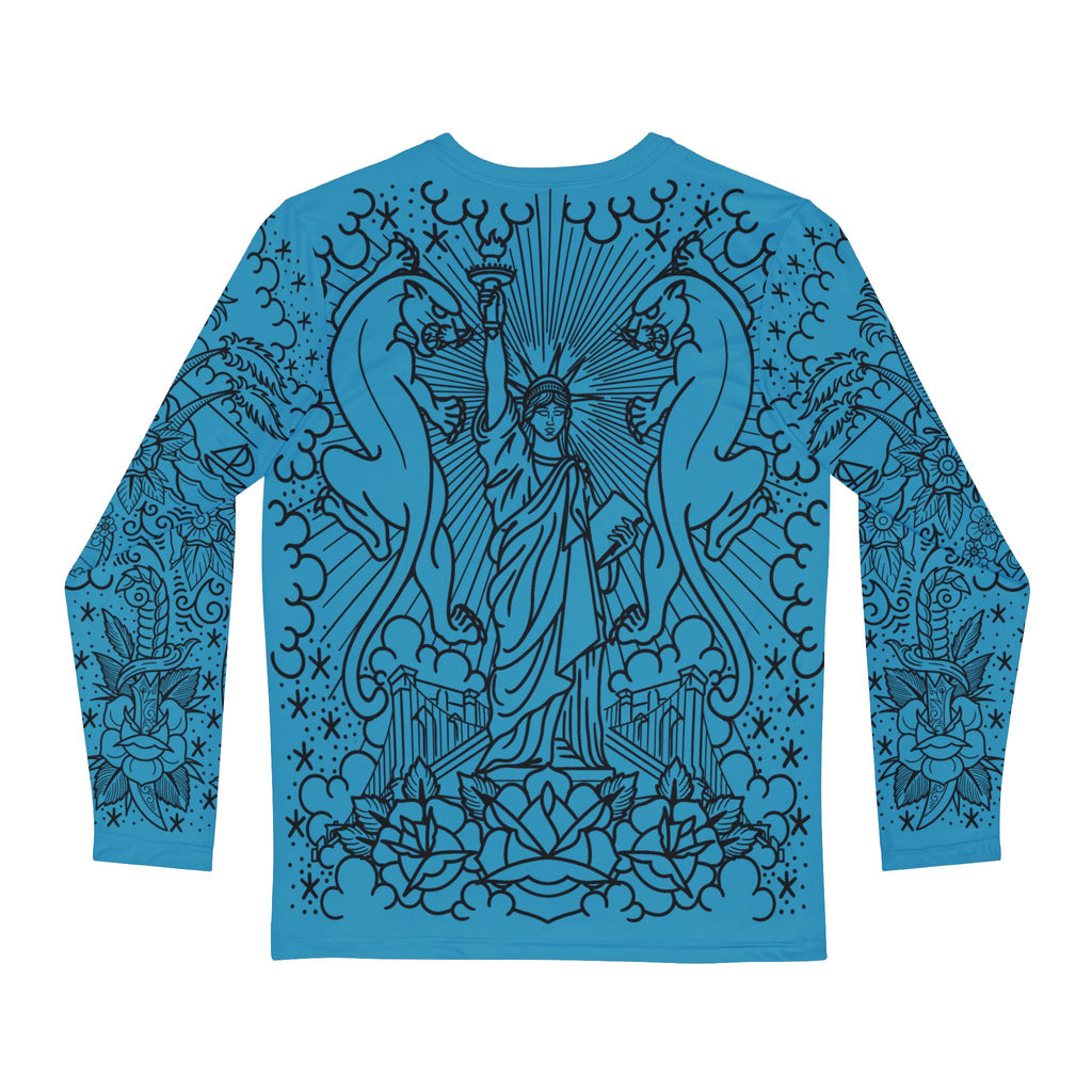 Traditional American Tattoo Body Suit Unisex Longsleeve T-Shirt AOP