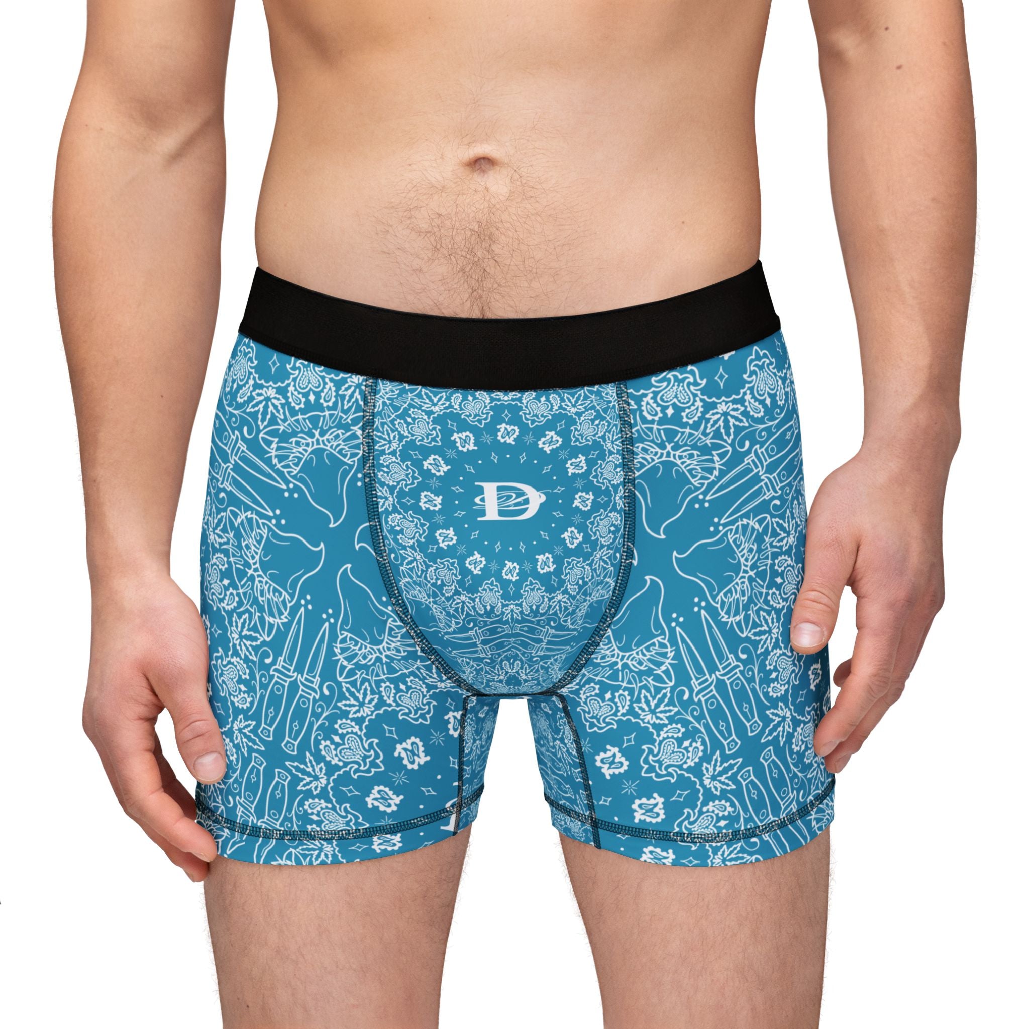 DD Custom Bandana Print Men's Boxers AOP