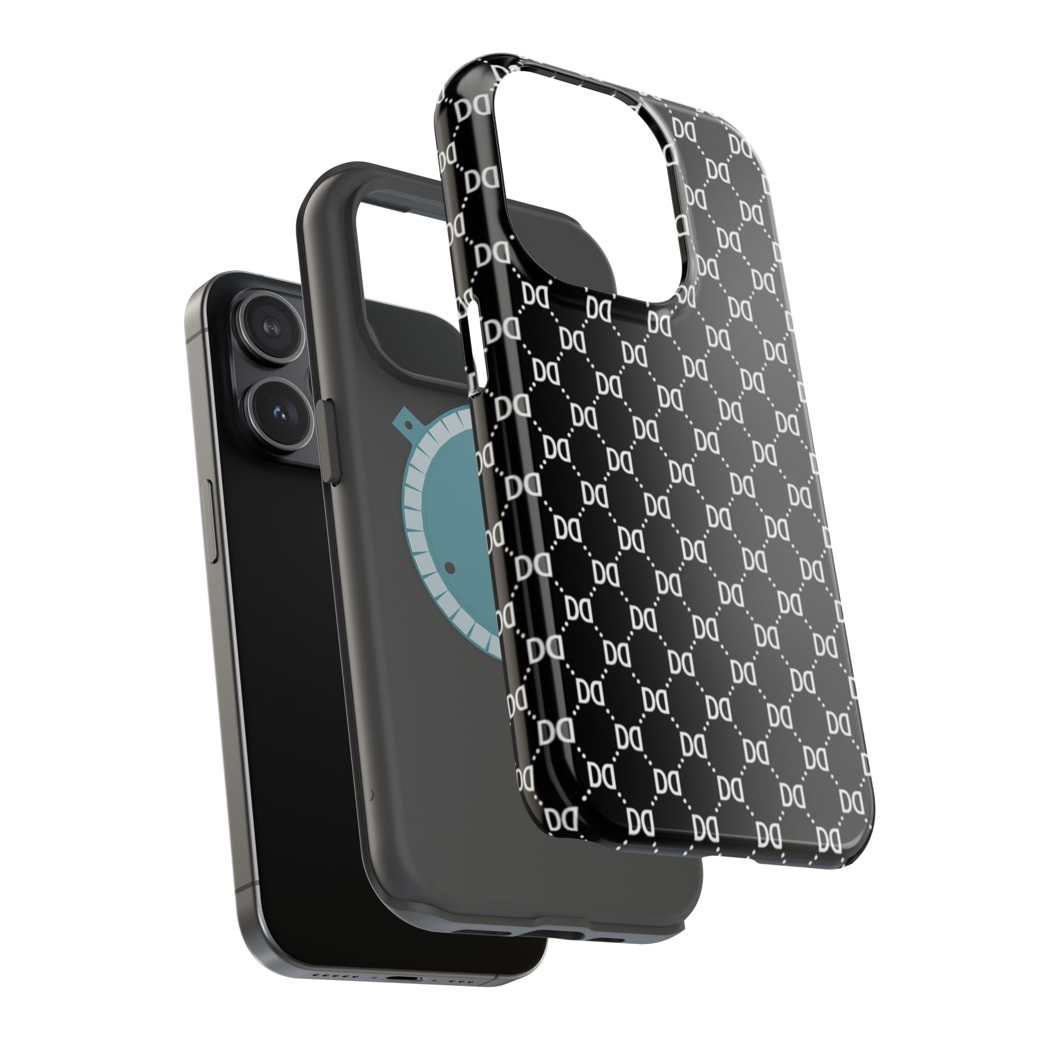 DD Monogram Pattern Magnetic Phone Case