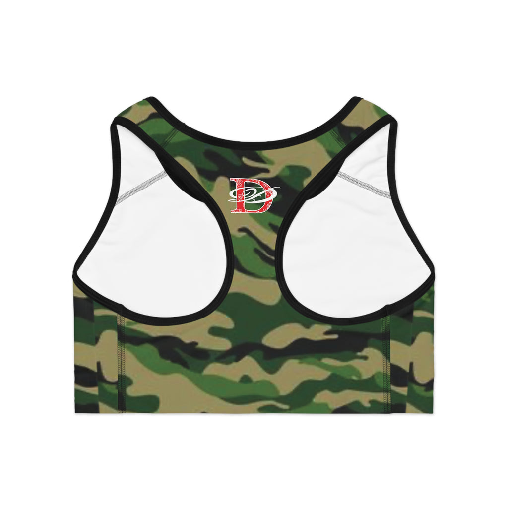 Bandito Panther Camo Sports Bra AOP