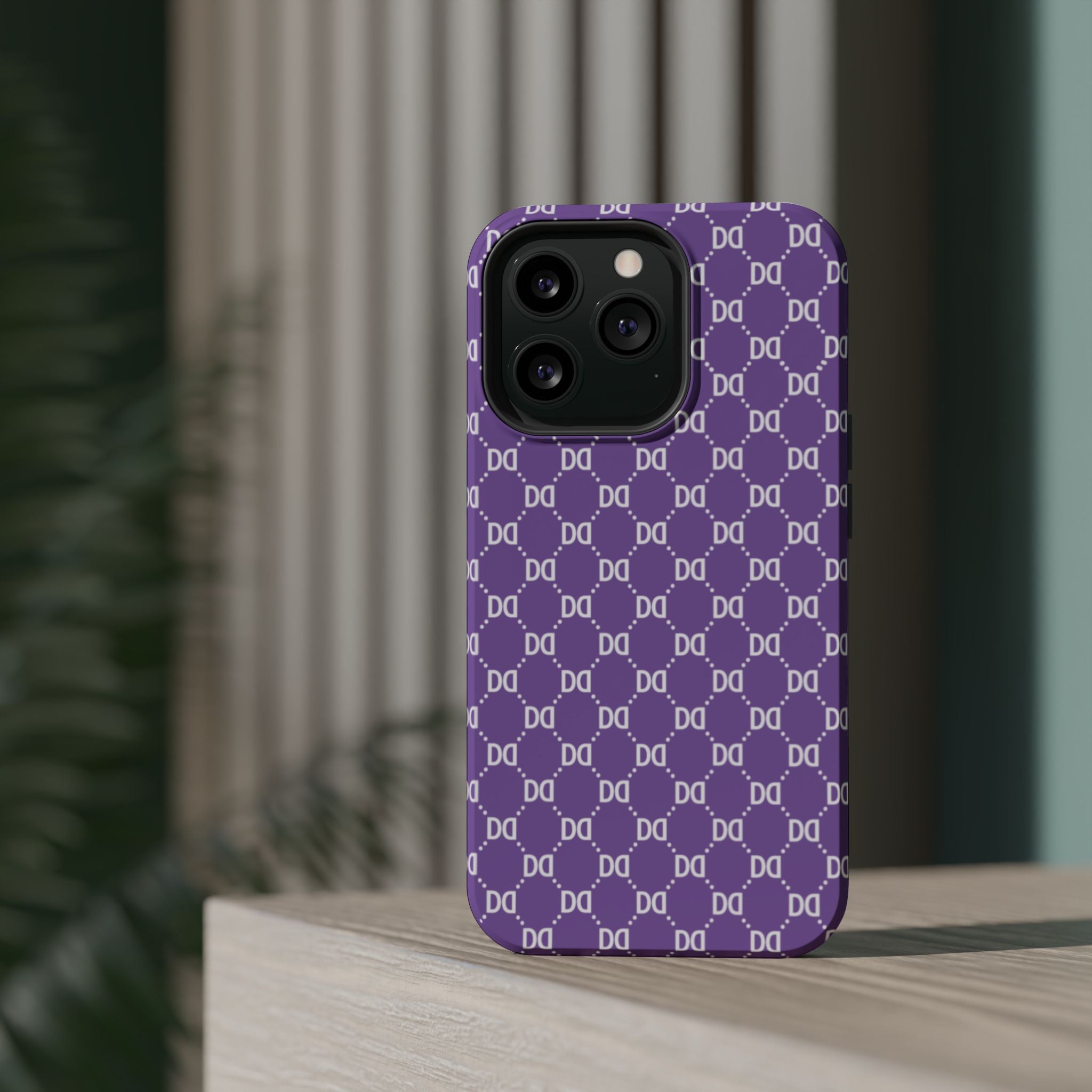 DD Monogram Pattern Magnetic Phone Case