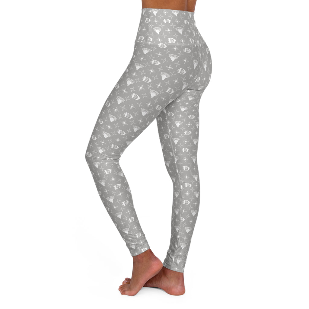 Bandito Panther Custom Monogram High Waisted Yoga Leggings AOP