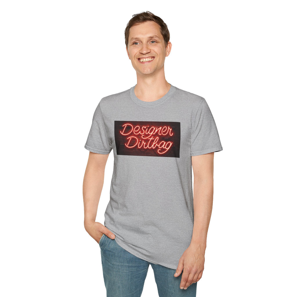 DD Neon Sign Softstyle Unisex T-Shirt