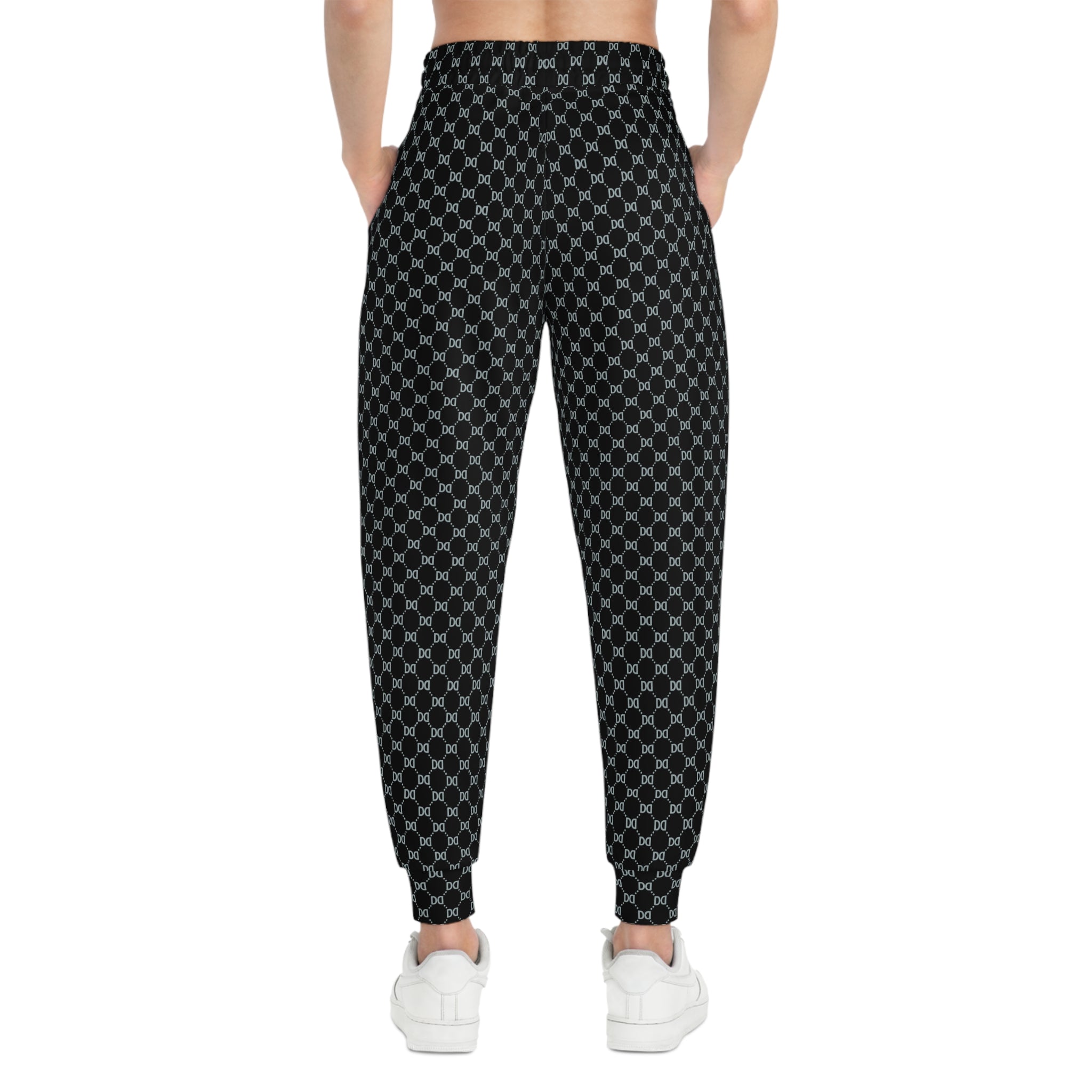 DD Custom Monogram Print Unisex Joggers AOP