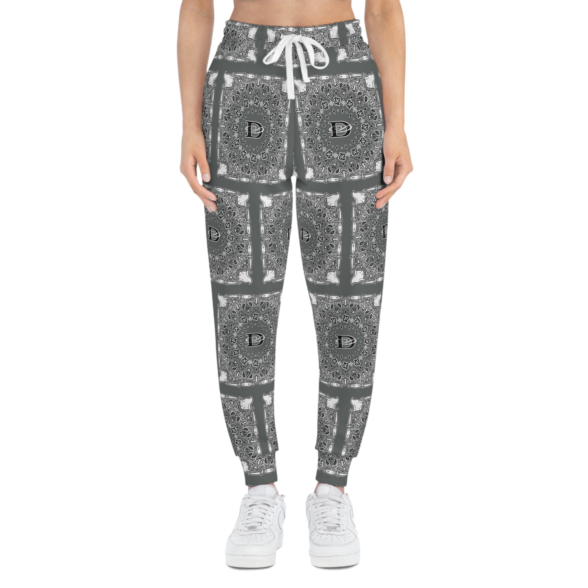 DD Custom Bandana Print Joggers AOP