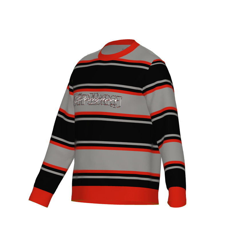 DD Logo Lightweight Banded Crewneck Knitted Sweater