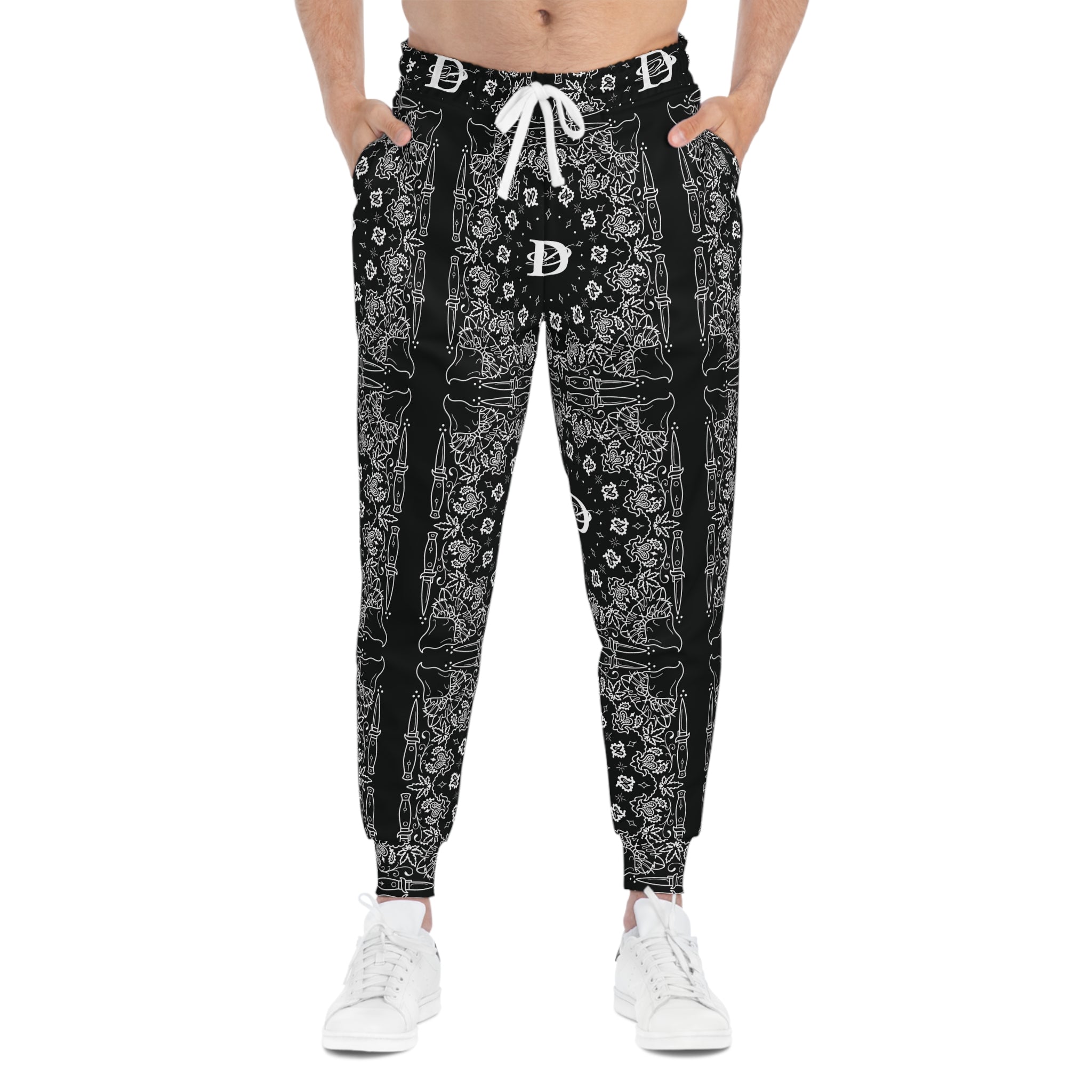 DD Custom Bandana Print Unisex Joggers AOP