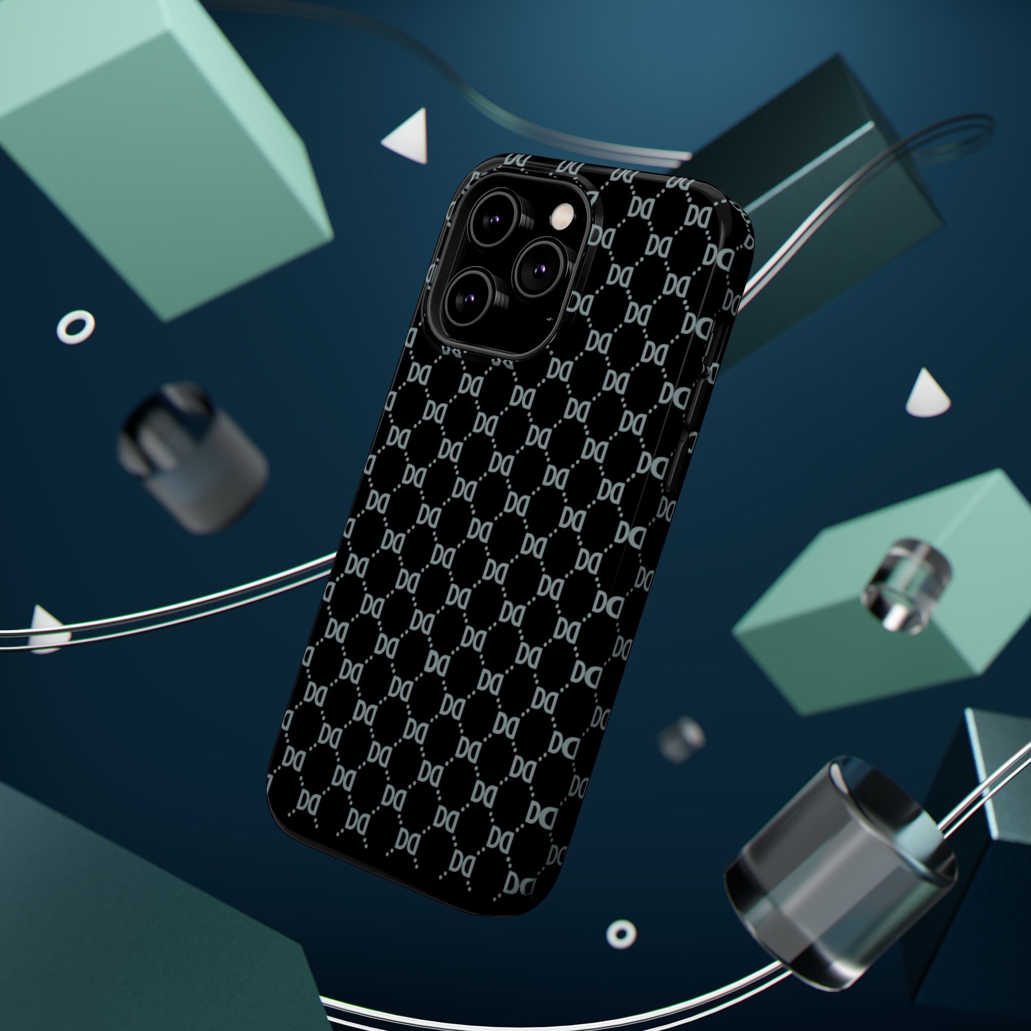 DD Monogram Pattern Magnetic Phone Case