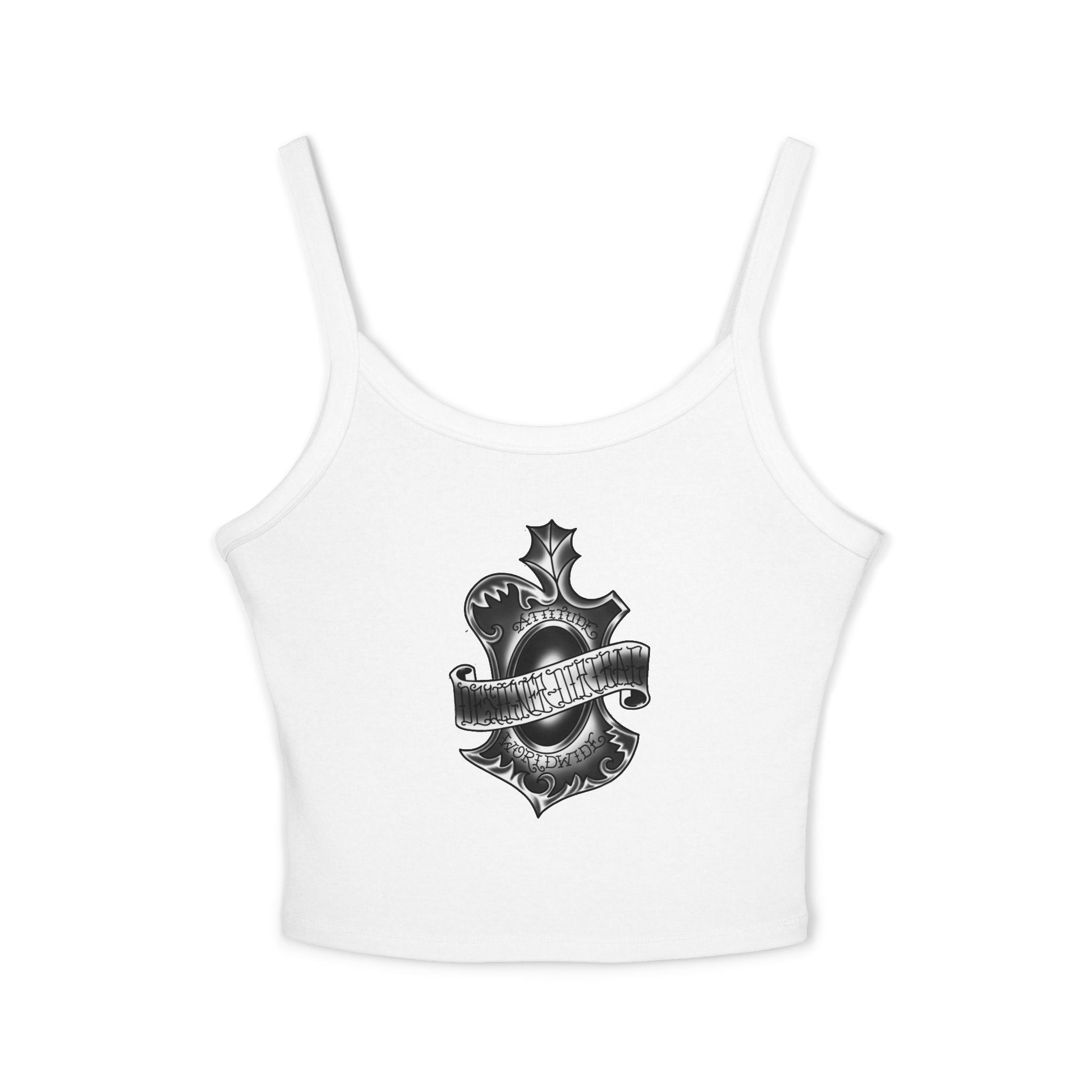 Oak Leaf Shield Spaghetti Strap Tank Top