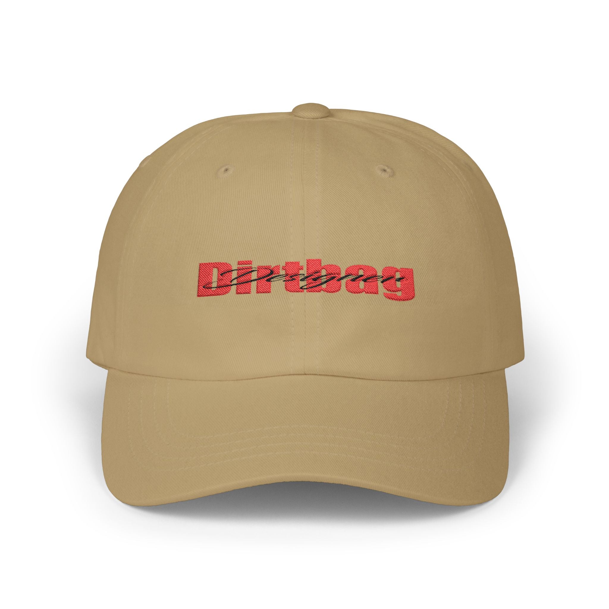 Designer Dirtbag Logo Embroidered Dad Hat