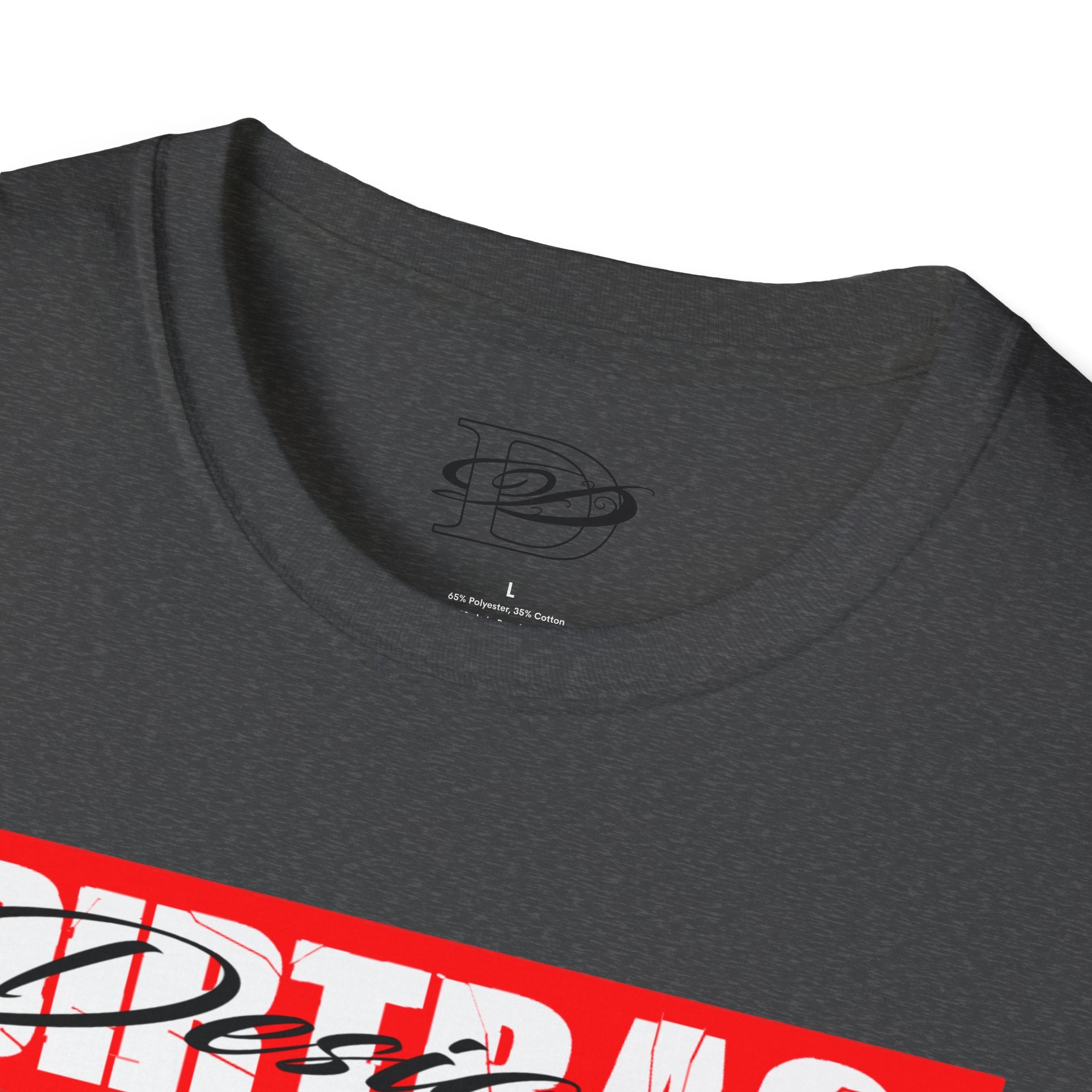 Broken Dirtbag Logo Graphic Unisex Softstyle T-Shirt, Casual Wear, Streetwear, Urban Fashion, Tattoo