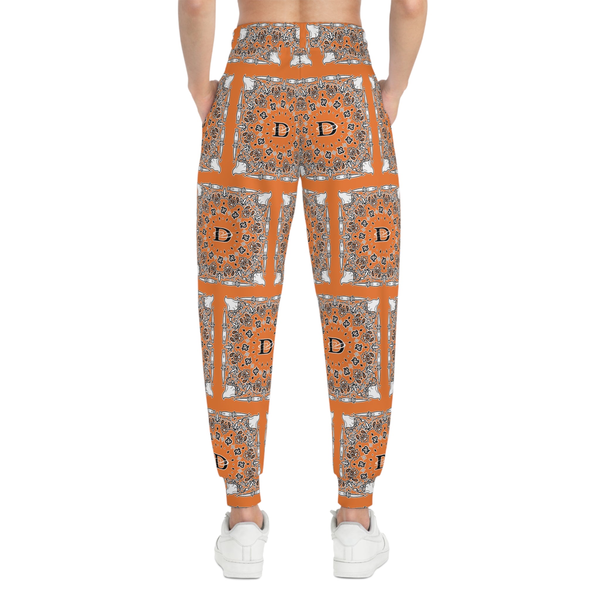 DD Custom Bandana Print Joggers AOP