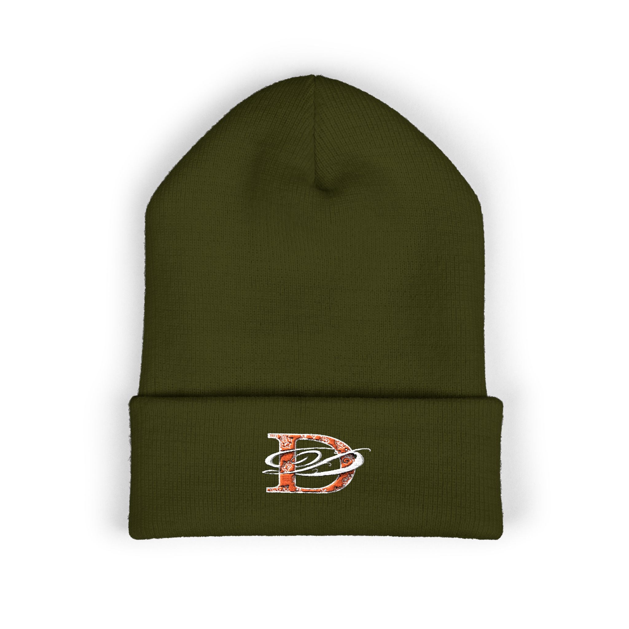 DD Bandana Logo Embroidered Cuffed Beanie