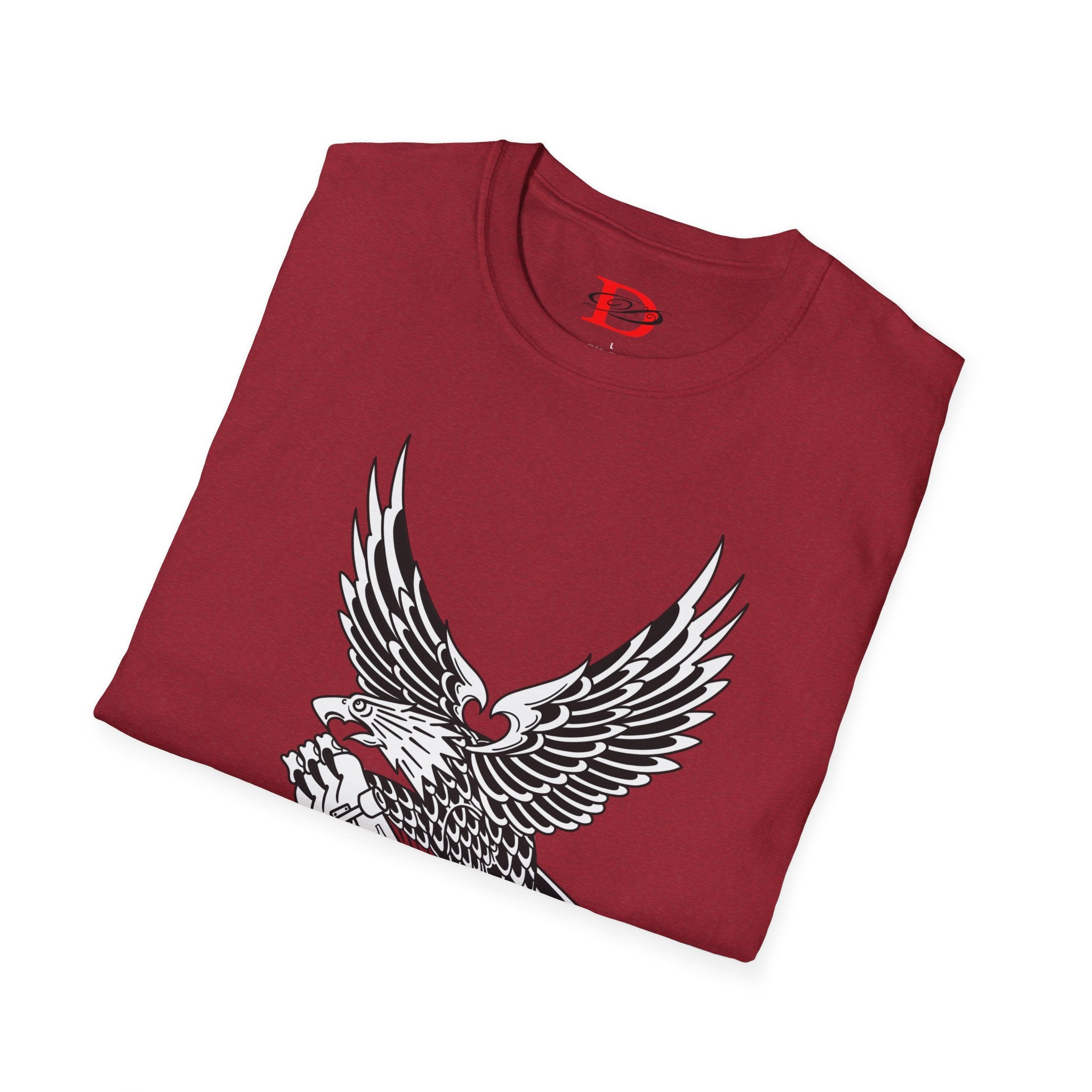 Skating Eagle Grinding on Colfax Ave. Unisex Softstyle T-Shirt