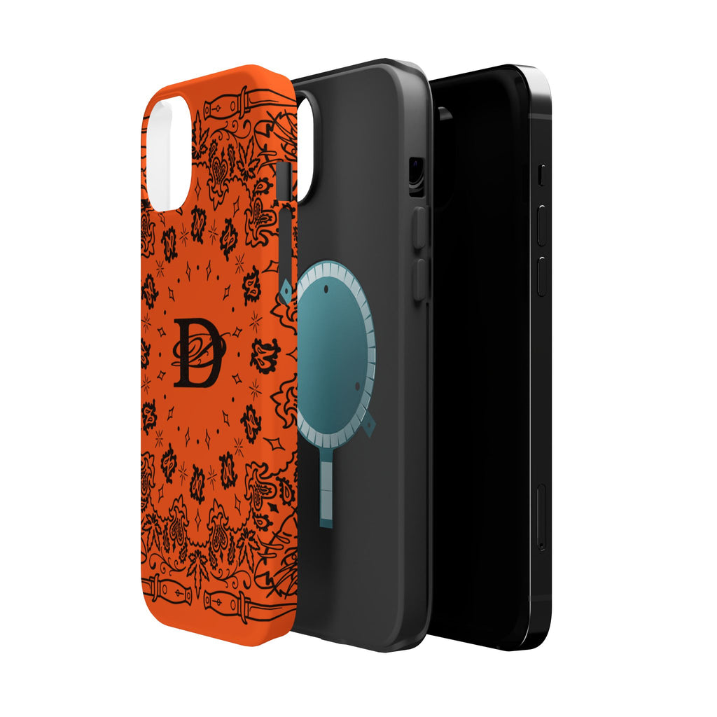 DD Custom Bandana Print Stylish Magnetic Phone Cases for Trendy Protection, Customize Your Style, Personalized Gift, Unique Design