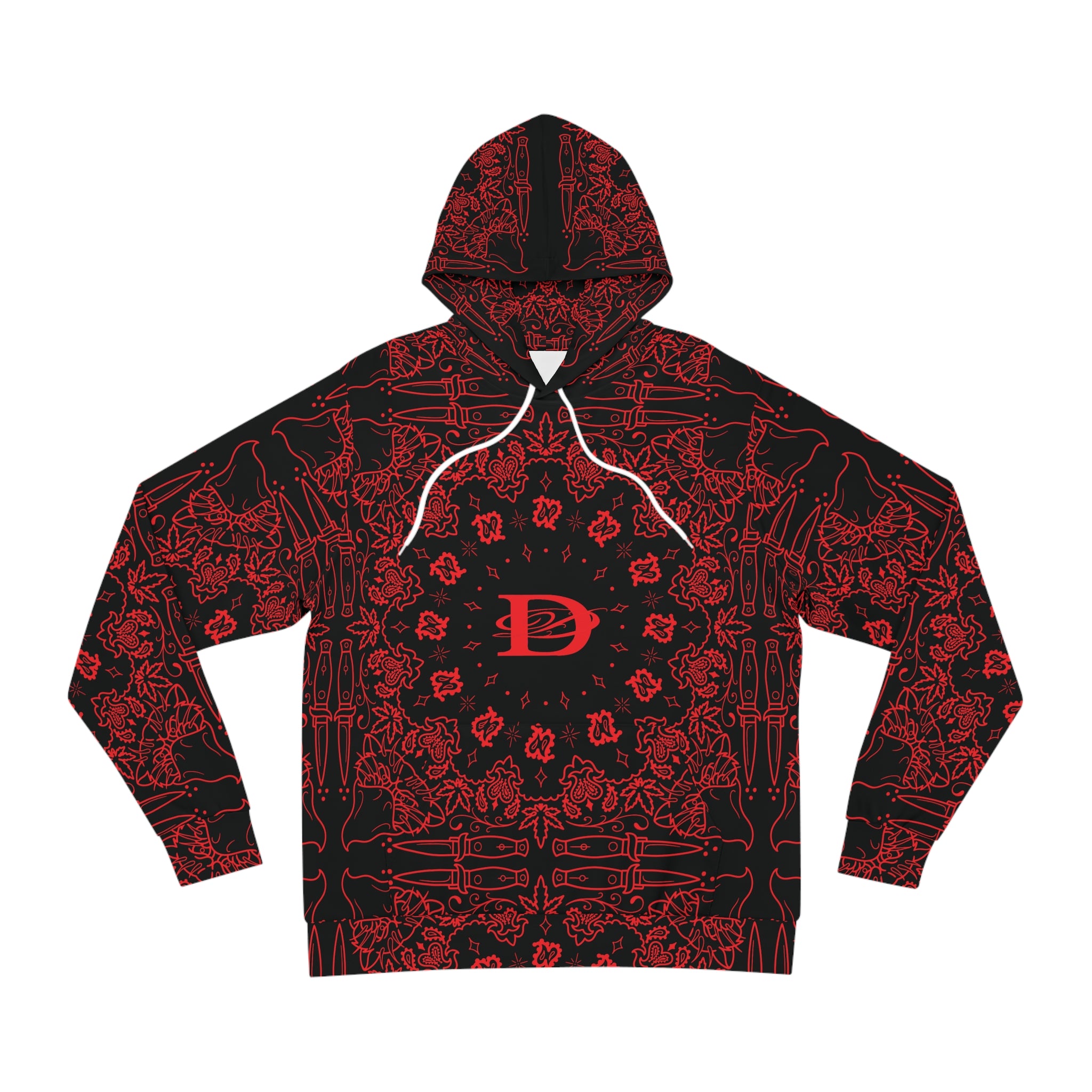 DD Custom Bandana Print Unisex Hoodie AOP