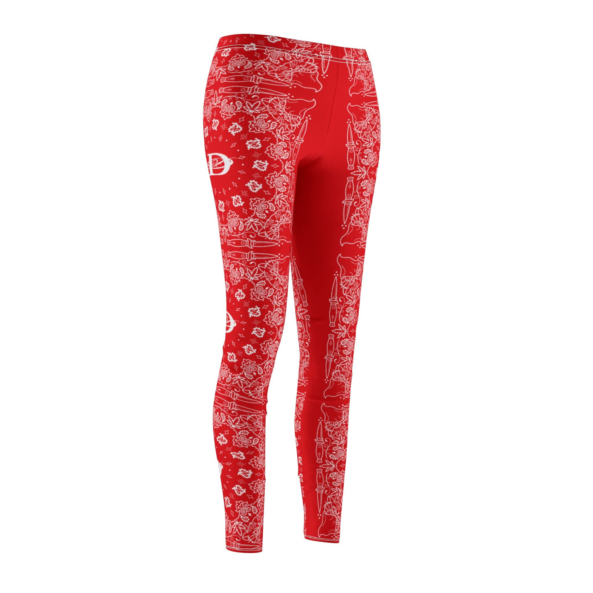 DD Custom Bandana Print Women's Leggings AOP