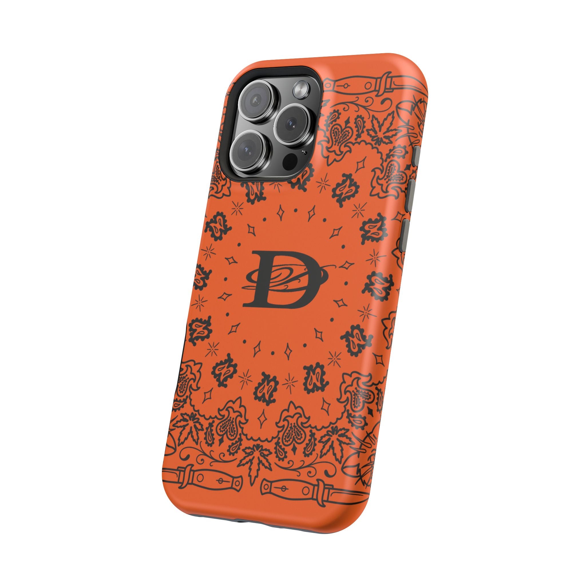 DD Custom Bandana Print Stylish Magnetic Phone Cases for Trendy Protection, Customize Your Style, Personalized Gift, Unique Design