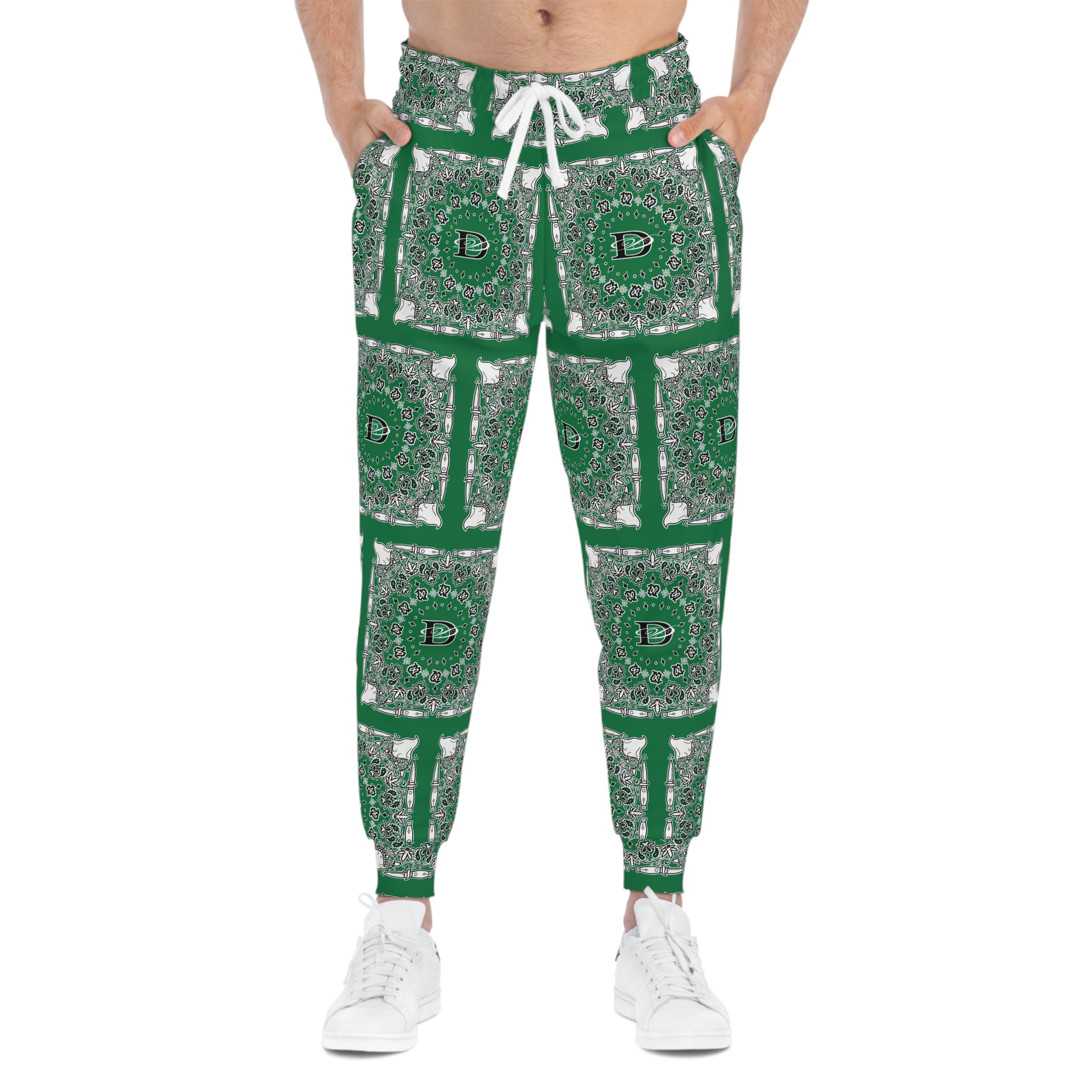DD Custom Bandana Print Joggers AOP