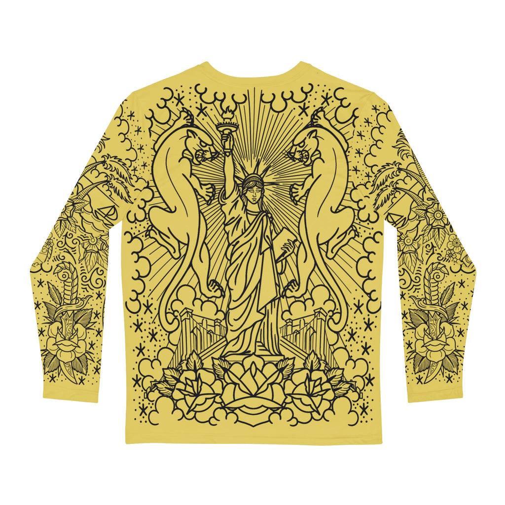 Traditional American Tattoo Body Suit Unisex Longsleeve T-Shirt AOP