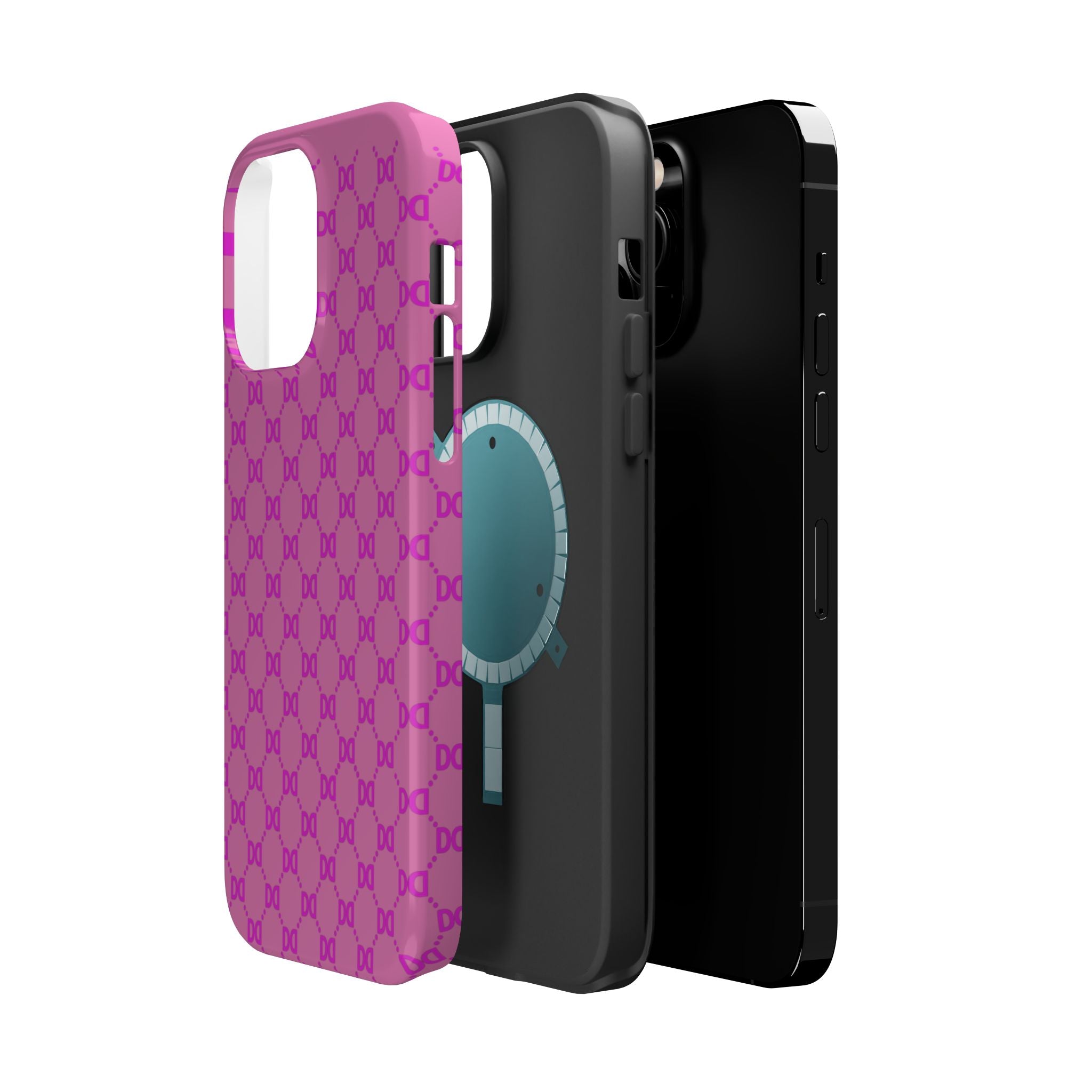 DD Monogram Pattern Magnetic Phone Case