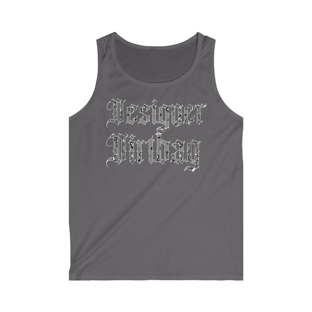 Old English Bandana Print Mens Tank Top