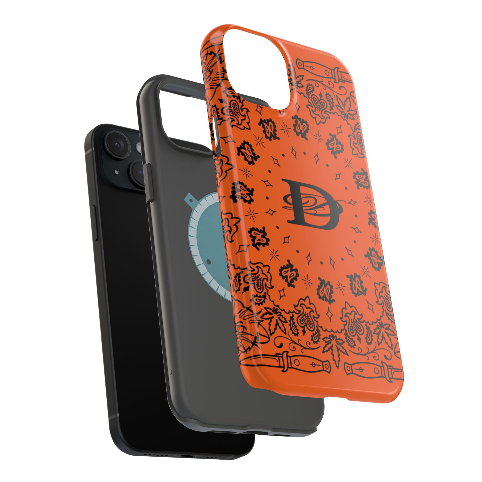 DD Custom Bandana Print Stylish Magnetic Phone Cases for Trendy Protection, Customize Your Style, Personalized Gift, Unique Design