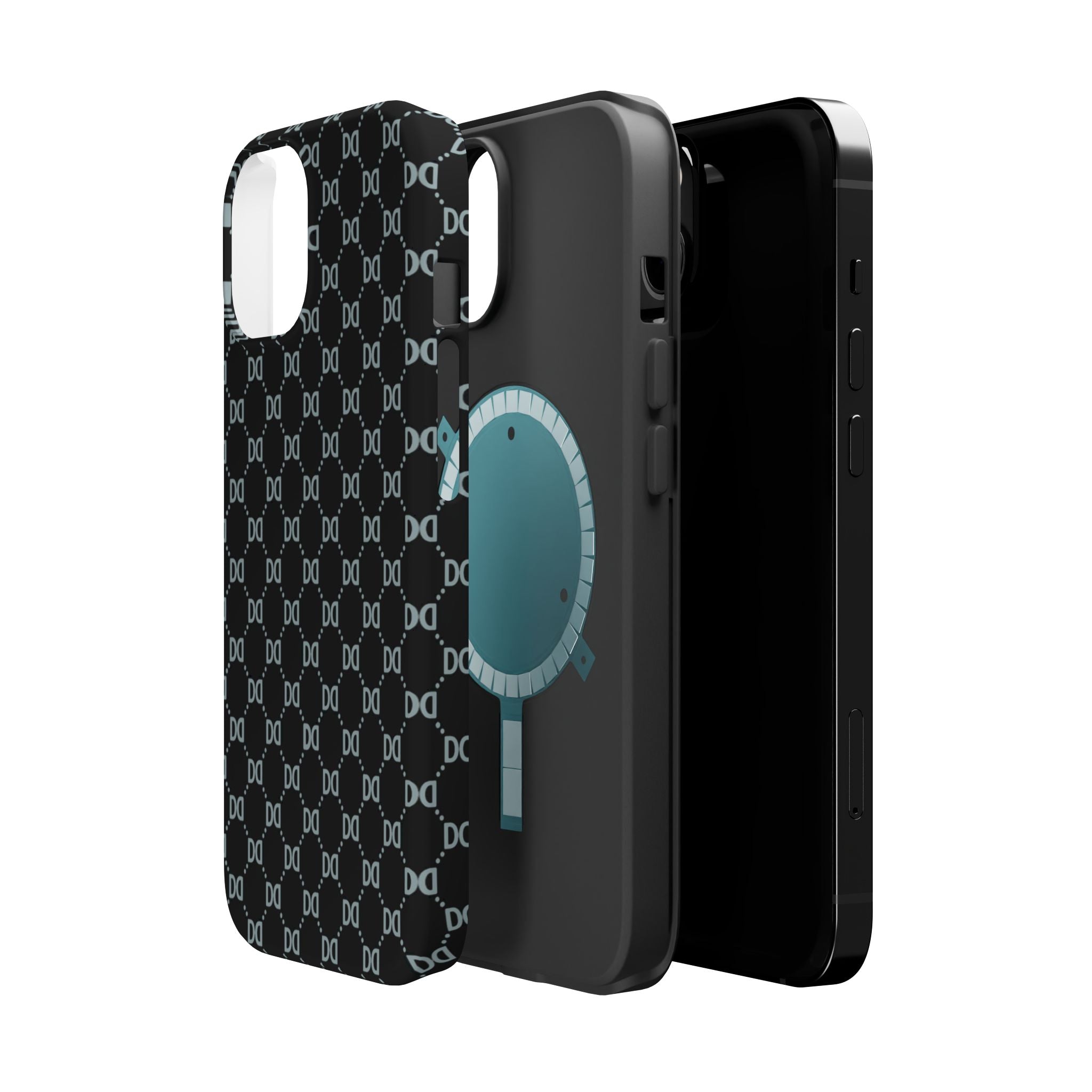DD Monogram Pattern Magnetic Phone Case
