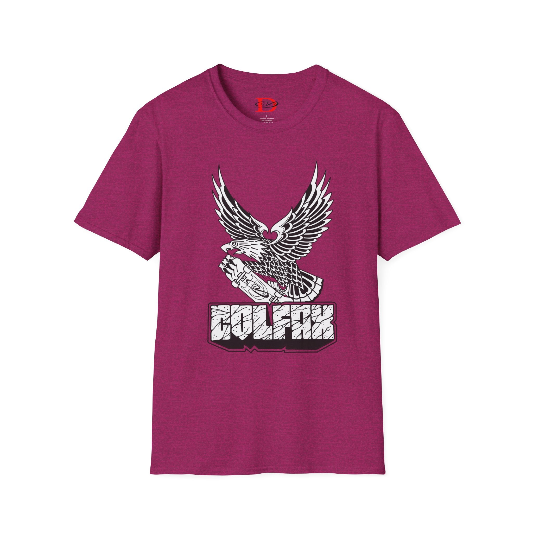 Skating Eagle Grinding on Colfax Ave. Unisex Softstyle T-Shirt