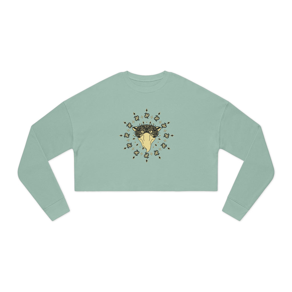 Bandito Panther w/ Paisley Cropped Sweatshirt
