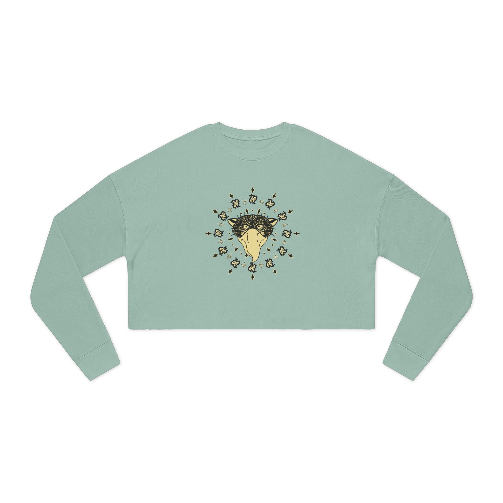 Bandito Panther w/ Paisley Cropped Sweatshirt