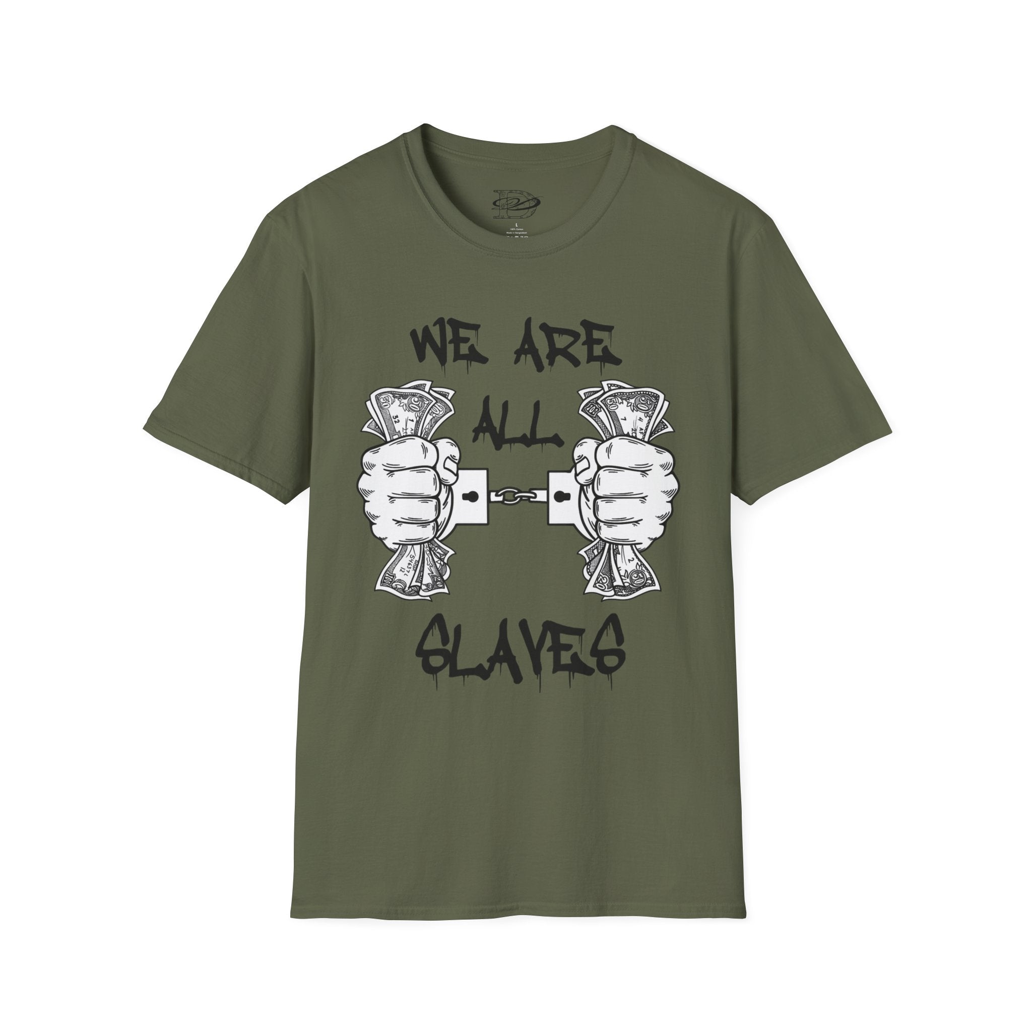 "We Are All Slaves" Unisex Softstyle T-Shirt